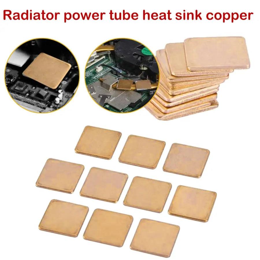 Laptop CPU Copper Slice Radiator for Phone Repair Chip Cooling