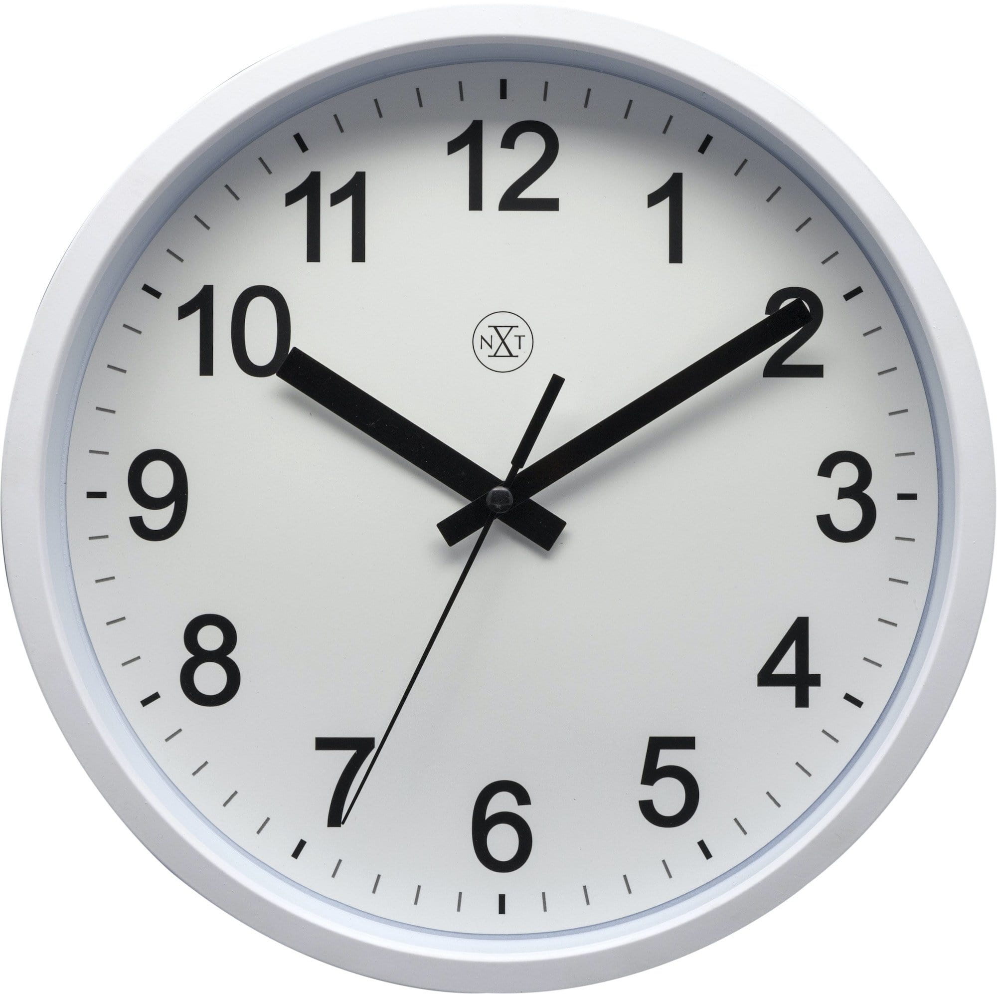 Wall clock - 25,5 cm  - Plastic -  'Robust'