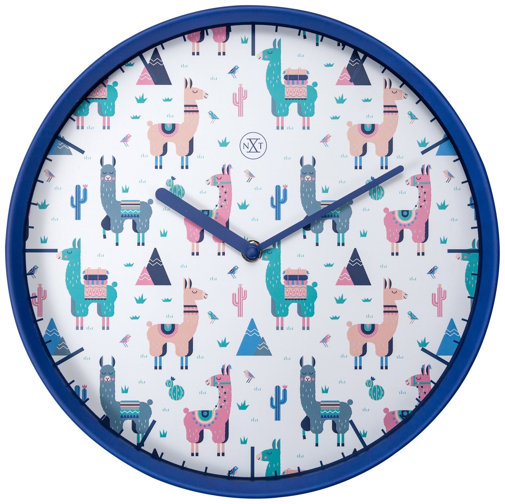 Wall clock -  30 cm - Plastic - 'Alpaca'