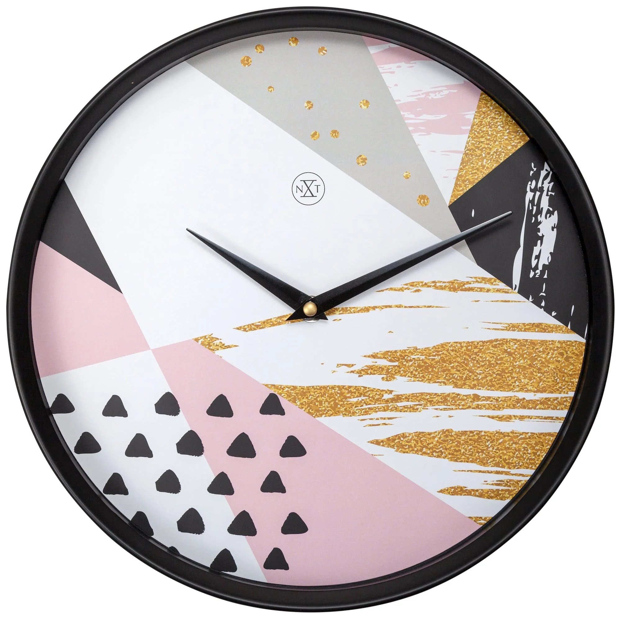 Wall clock -  30 cm - Plastic -  'Grace'