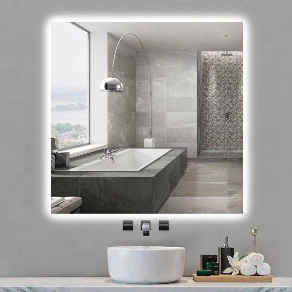 VENETIO 36” LED Square Backlit Bathroom Mirror with Anti-fog (For U.S. Only)