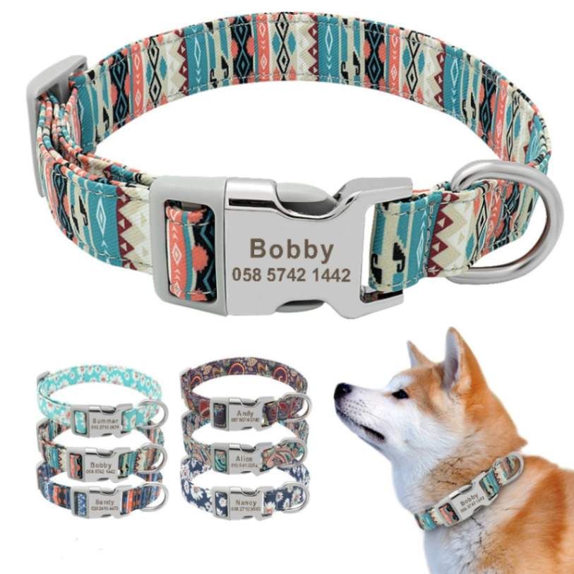 Didog Custom Dog Collars With Name