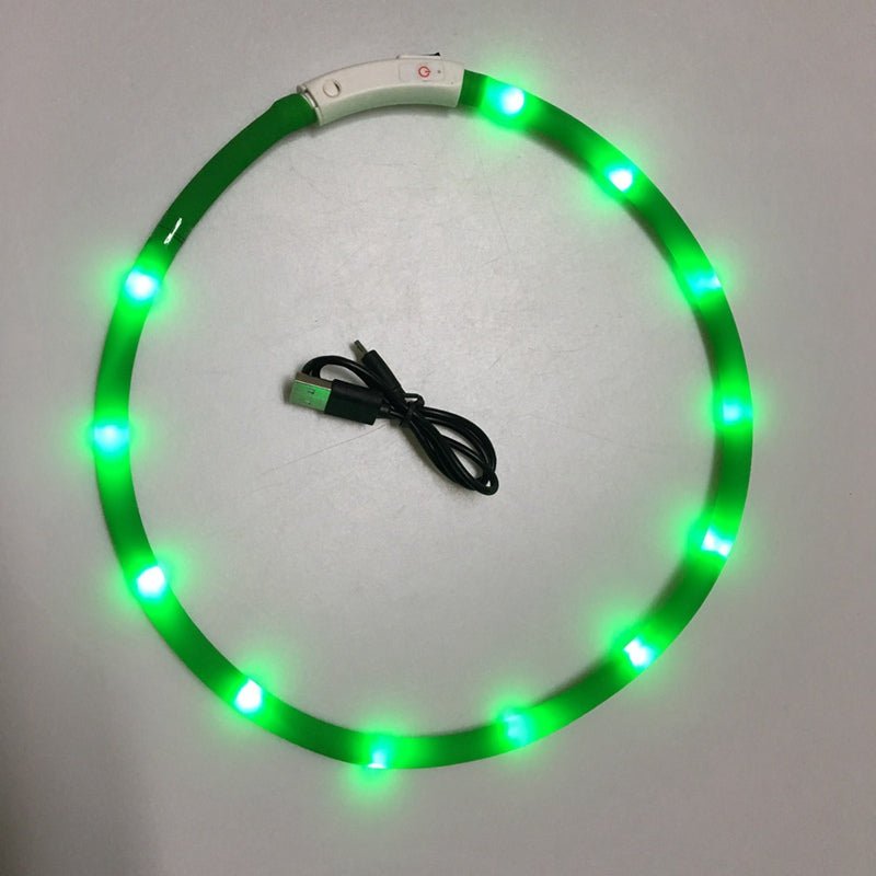 USB Rechargeable LED Dog Collar
