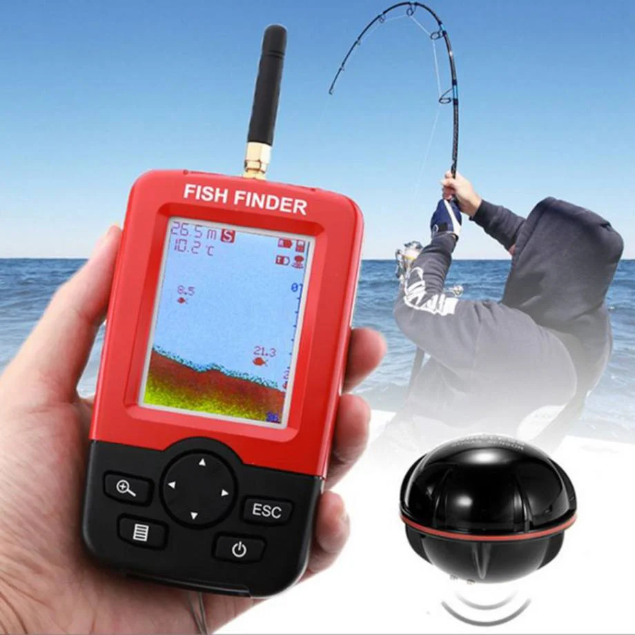 Smart Portable Fish Finders with 100M Wireless Sonar Sensor