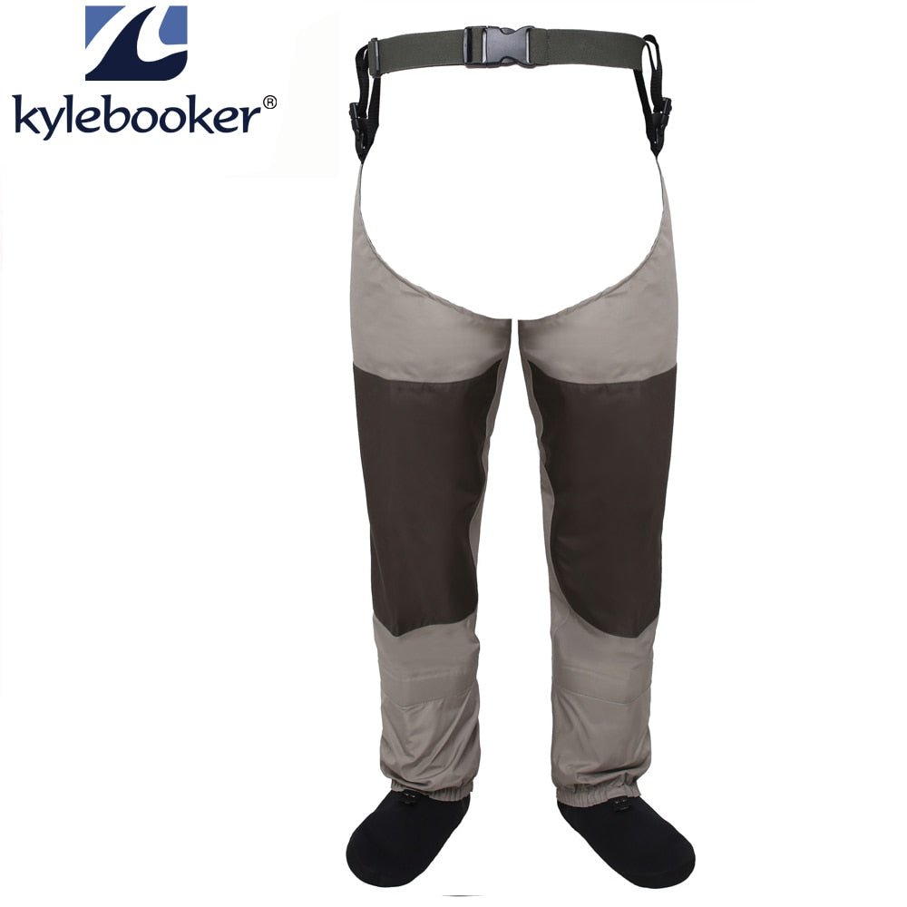 Breathable Fishing Hip Waders with Waist Belt