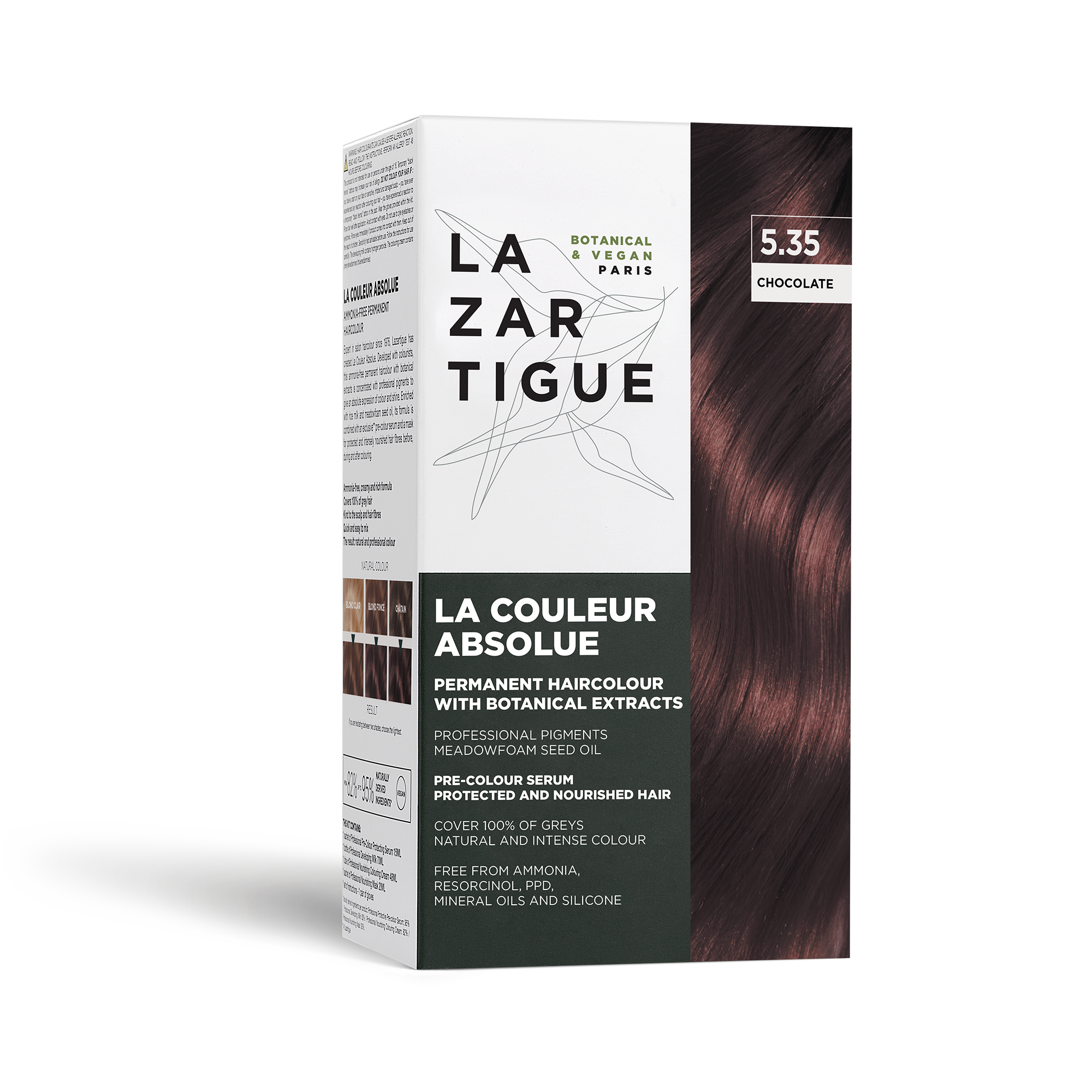 LA COULEUR ABSOLUE 5.35 CHOCOLATE (Permanent haircolor with botanical extracts)