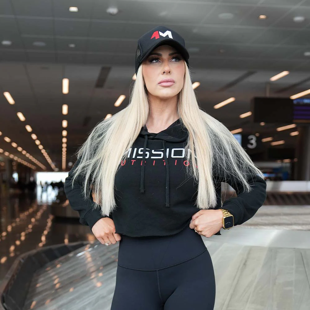 1Mission Womens Crop Hoodie