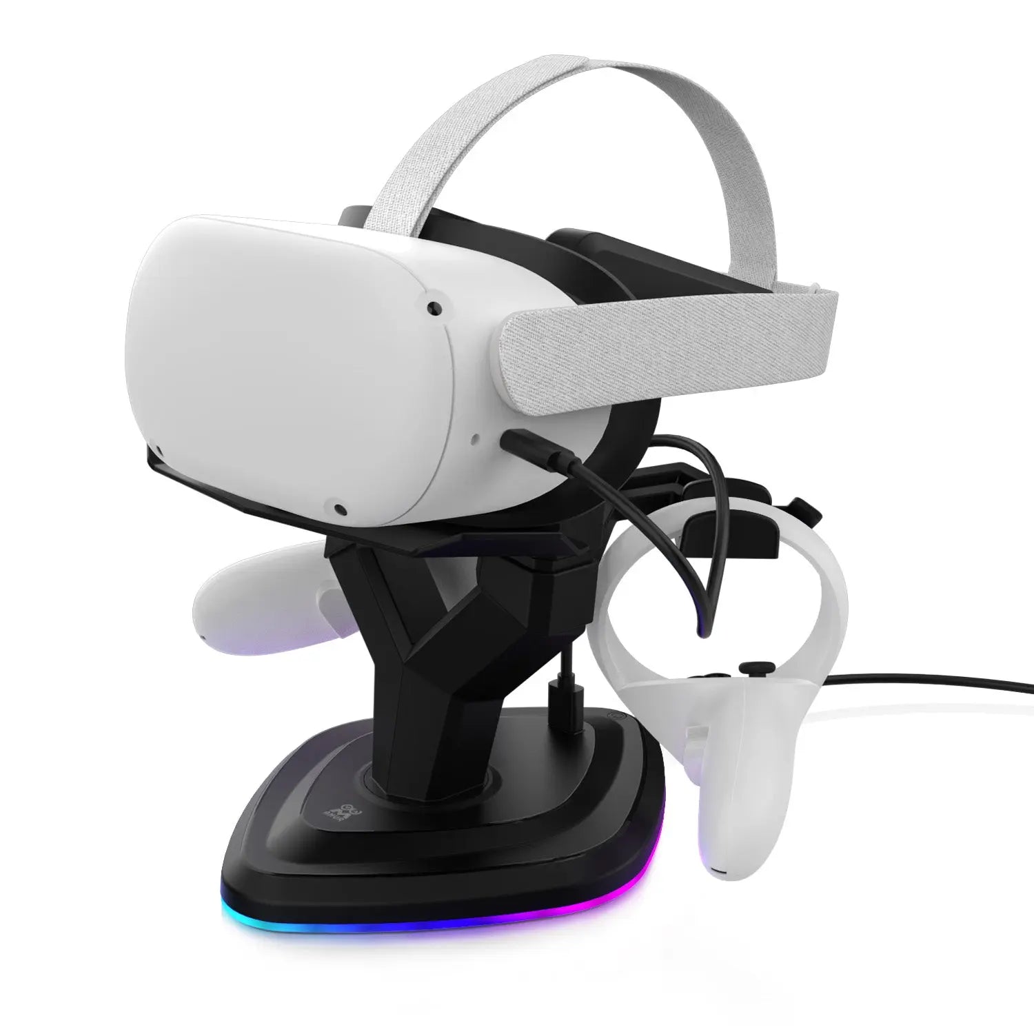 AMVR Atmosphere Light Charging VR Stand for Quest 3, Quest 2, Pico 4