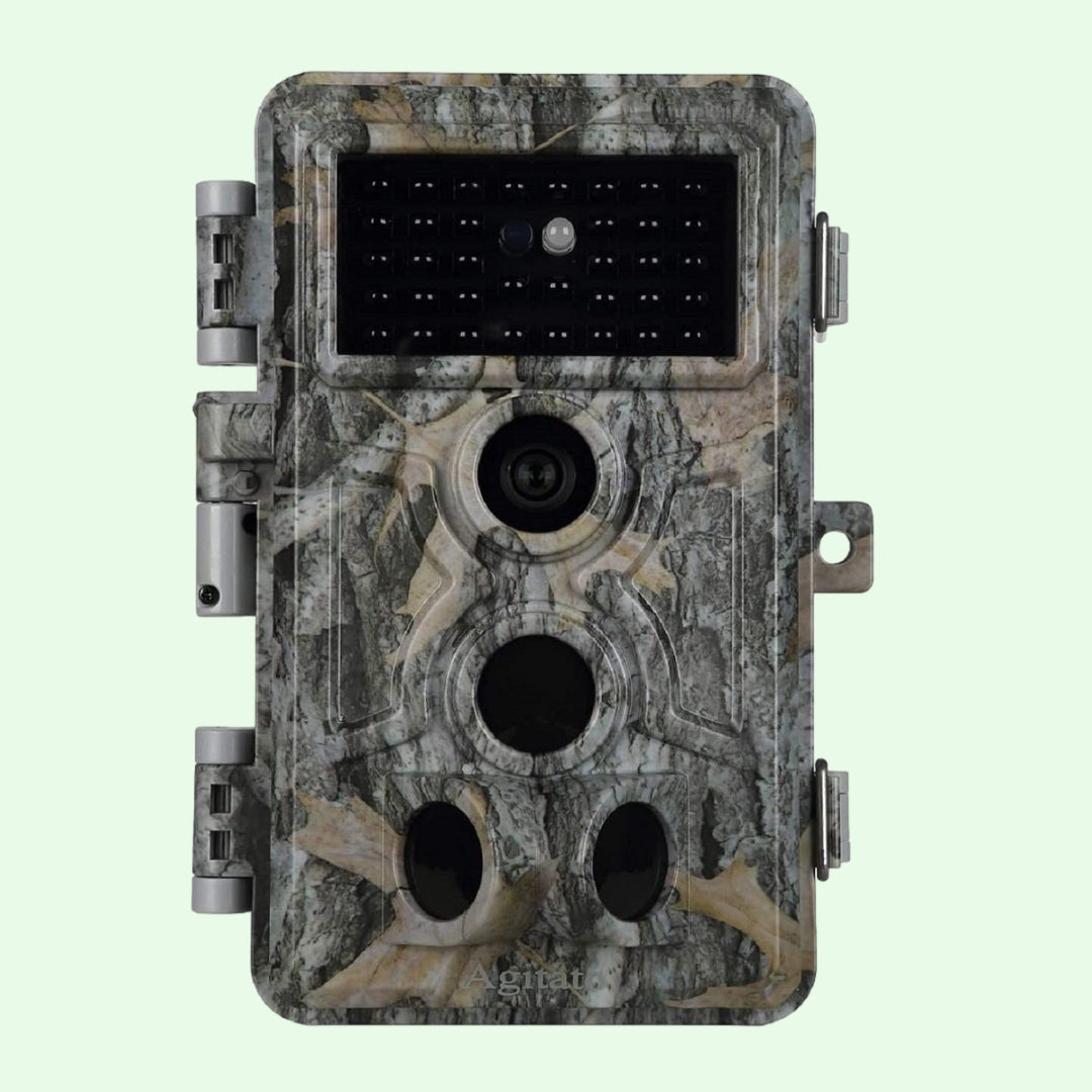 Caméra de Chasse 32MP 1296P 940nm IR Camera Chasse Infrarouge Vision Nocturne, 0,1s Vitesse de Dclenchement Caméra de Jeu IP66 Étanche |A262 Gris