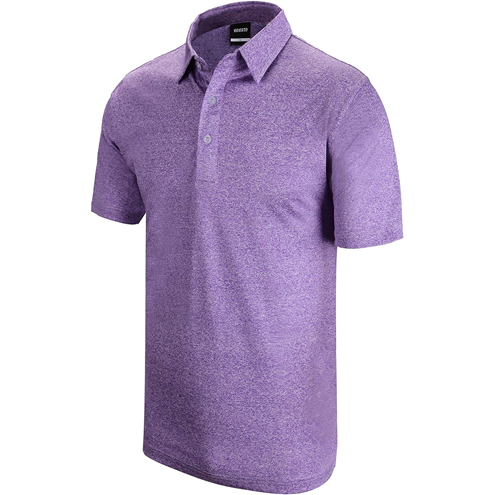 Yamato Men's Golf Polo T-shirt PURPLE