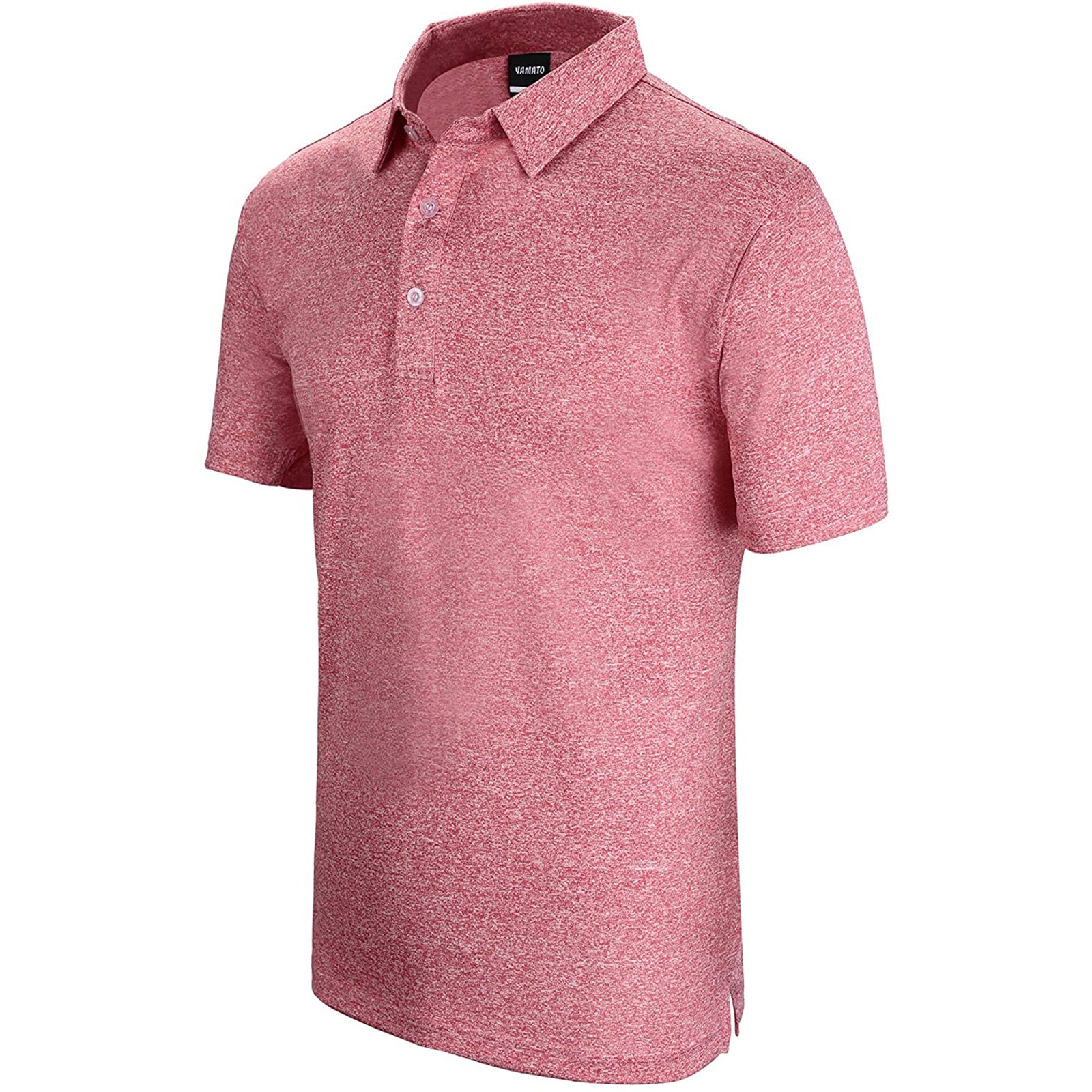 Yamato Men's Golf Polo T-shirt PINK