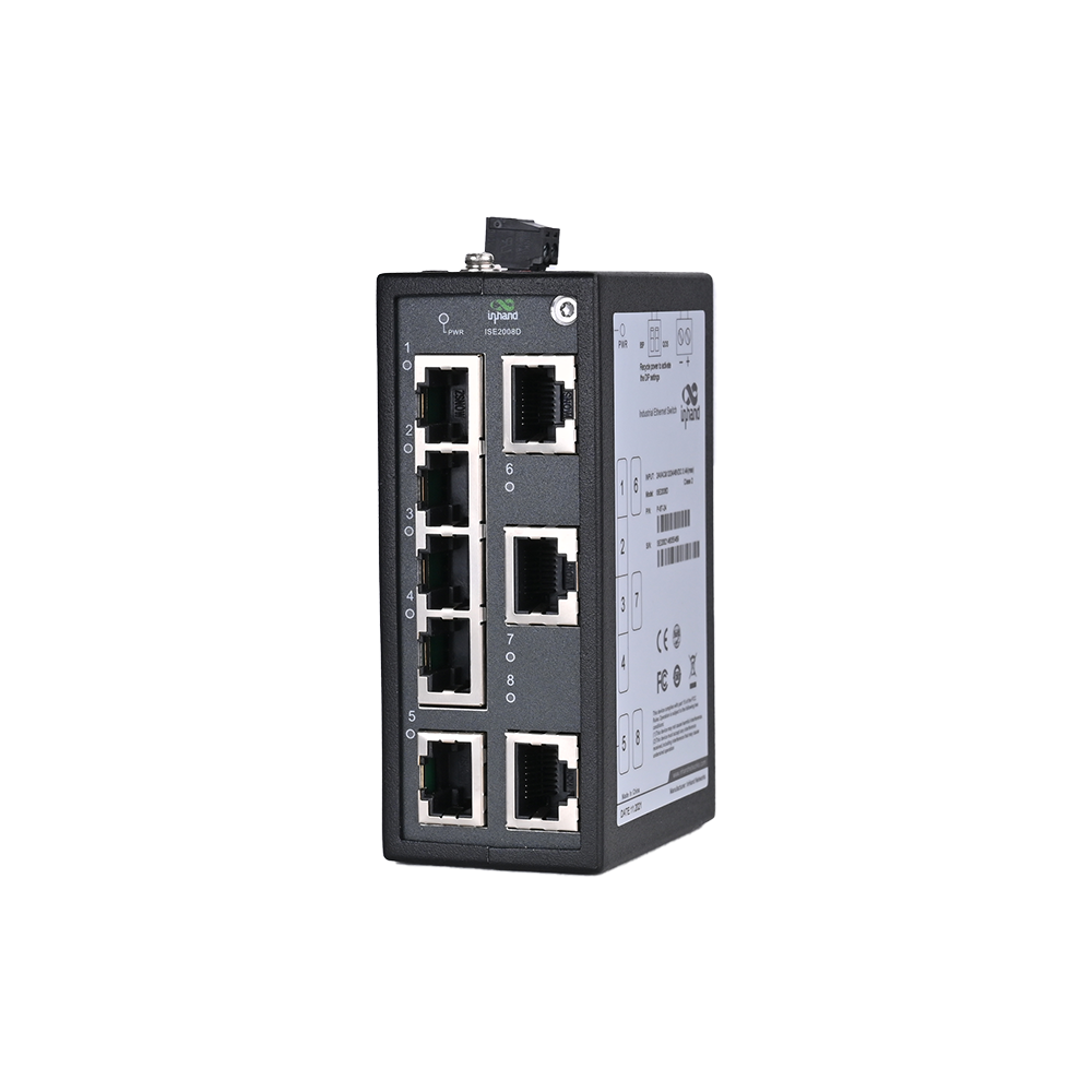 ISE2008D 8-Port Unmanaged Industrial Ethernet Switch 8*10/100 Base-T(X)