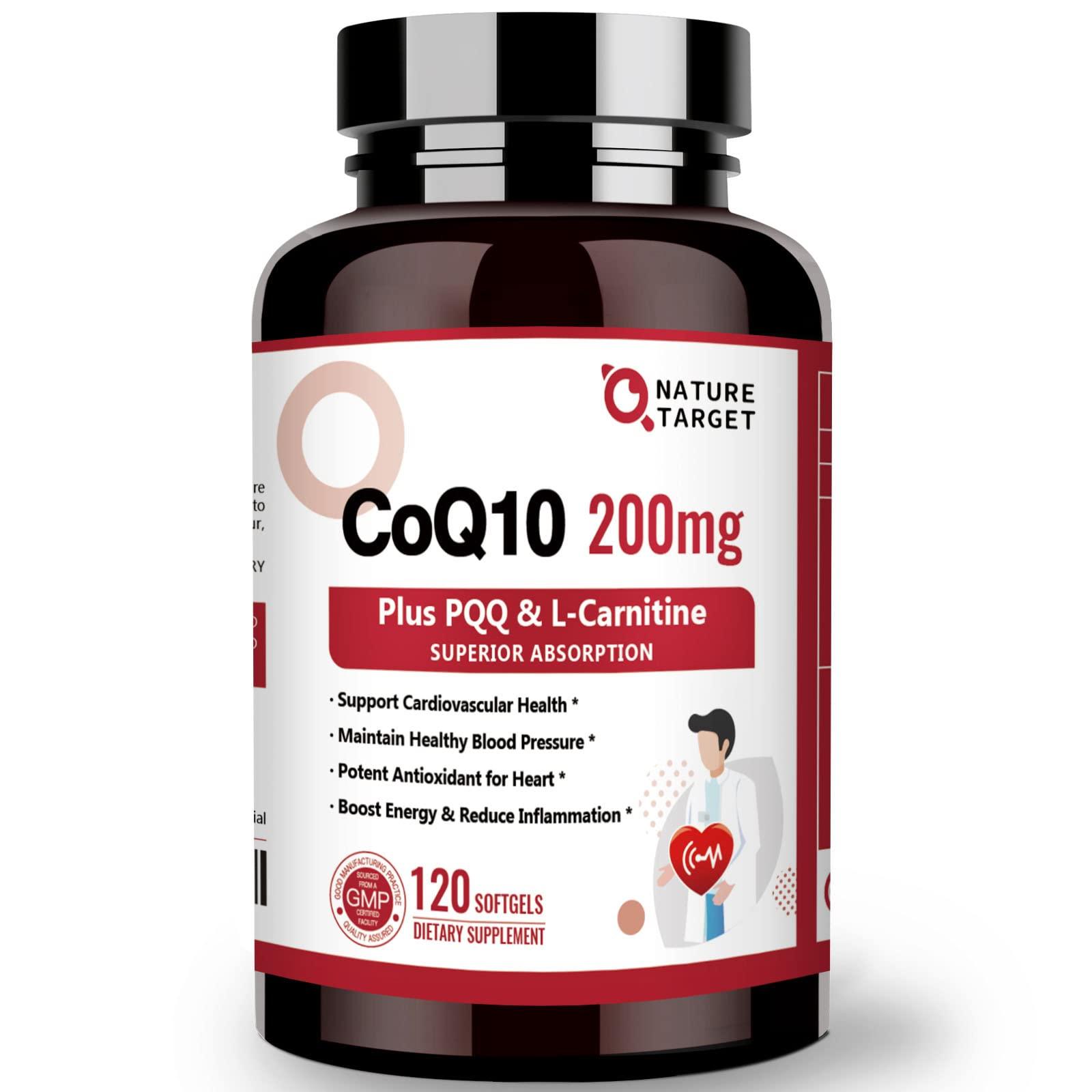 Nature Target CoQ10 120 Softgels, 200mg