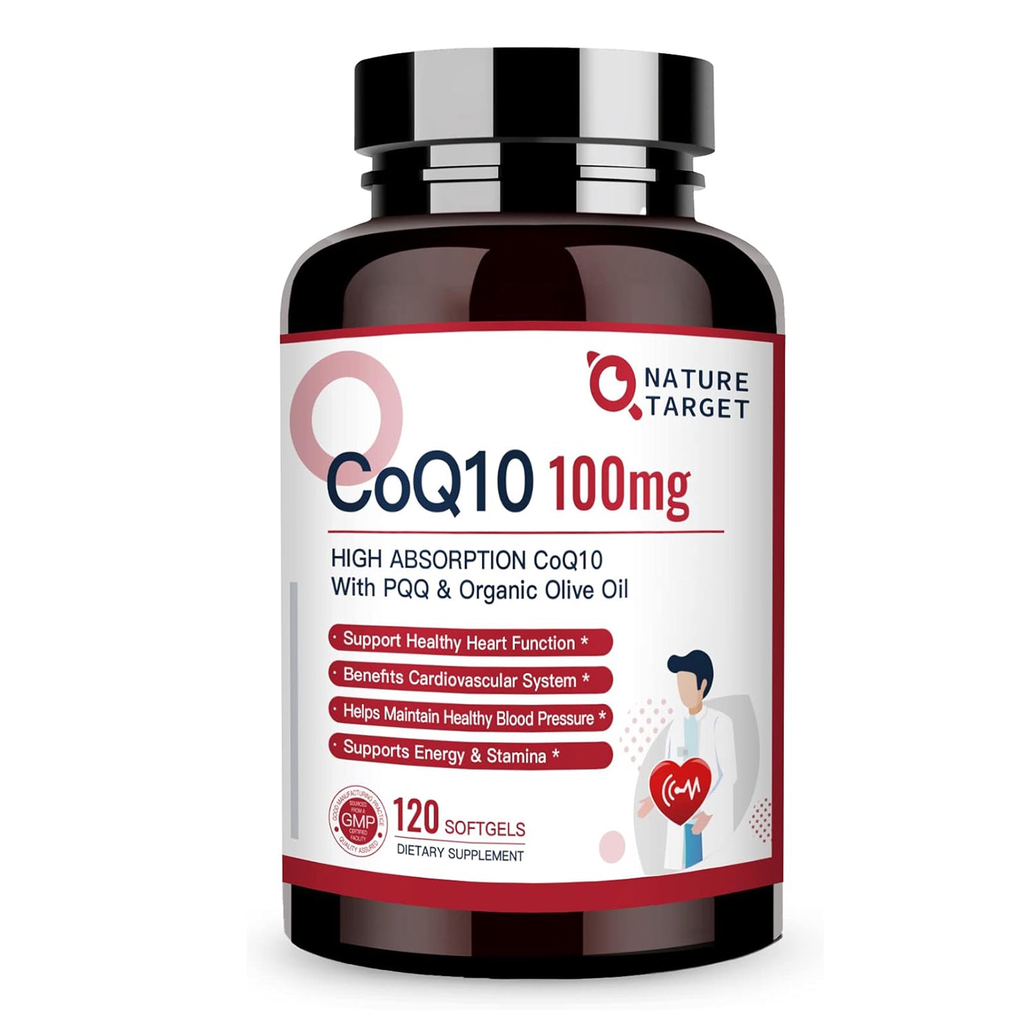 Nature Target Coenzyme Q10 100mg , 120 Servings