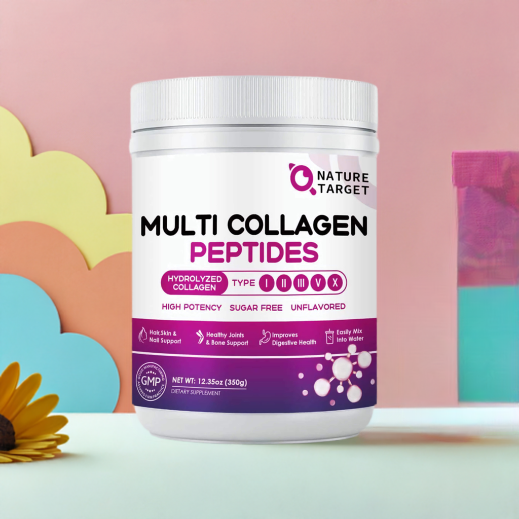 【Pre-sale】Nature Target Multi Collagen Peptides Powder 350G