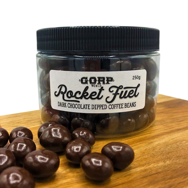 Rocket Fuel - Dark Chocolate Dipped Coffee Beans