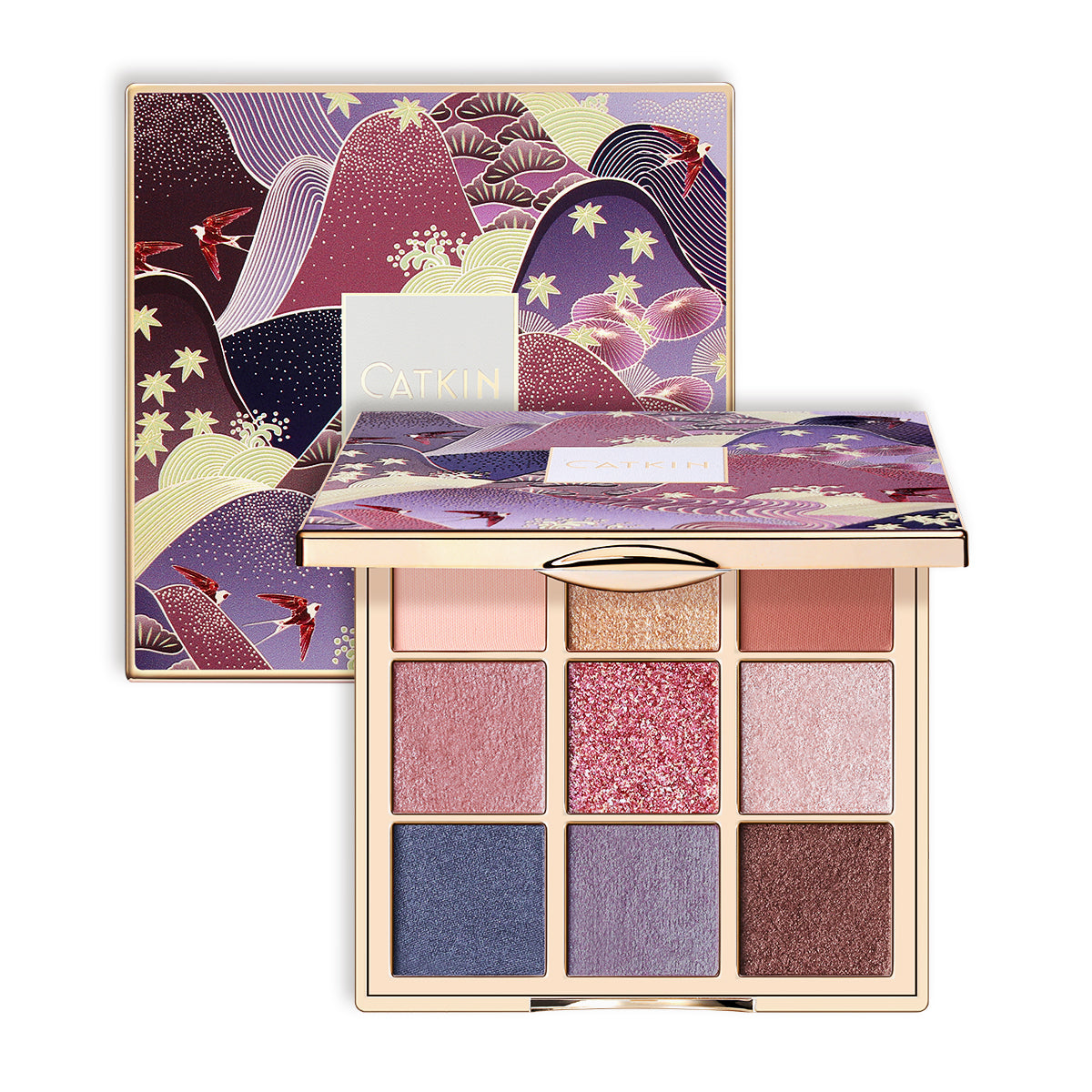 CATKIN Seasonal Matte Shimmer Eyeshadow Palette C08