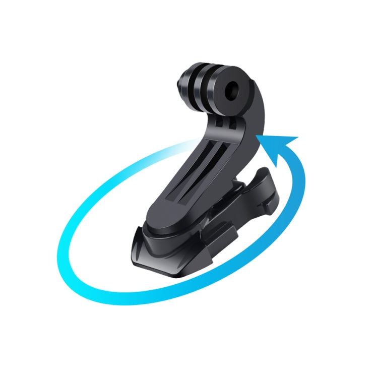 360 Degree Rotation J-Hook Buckle Mount (Black)