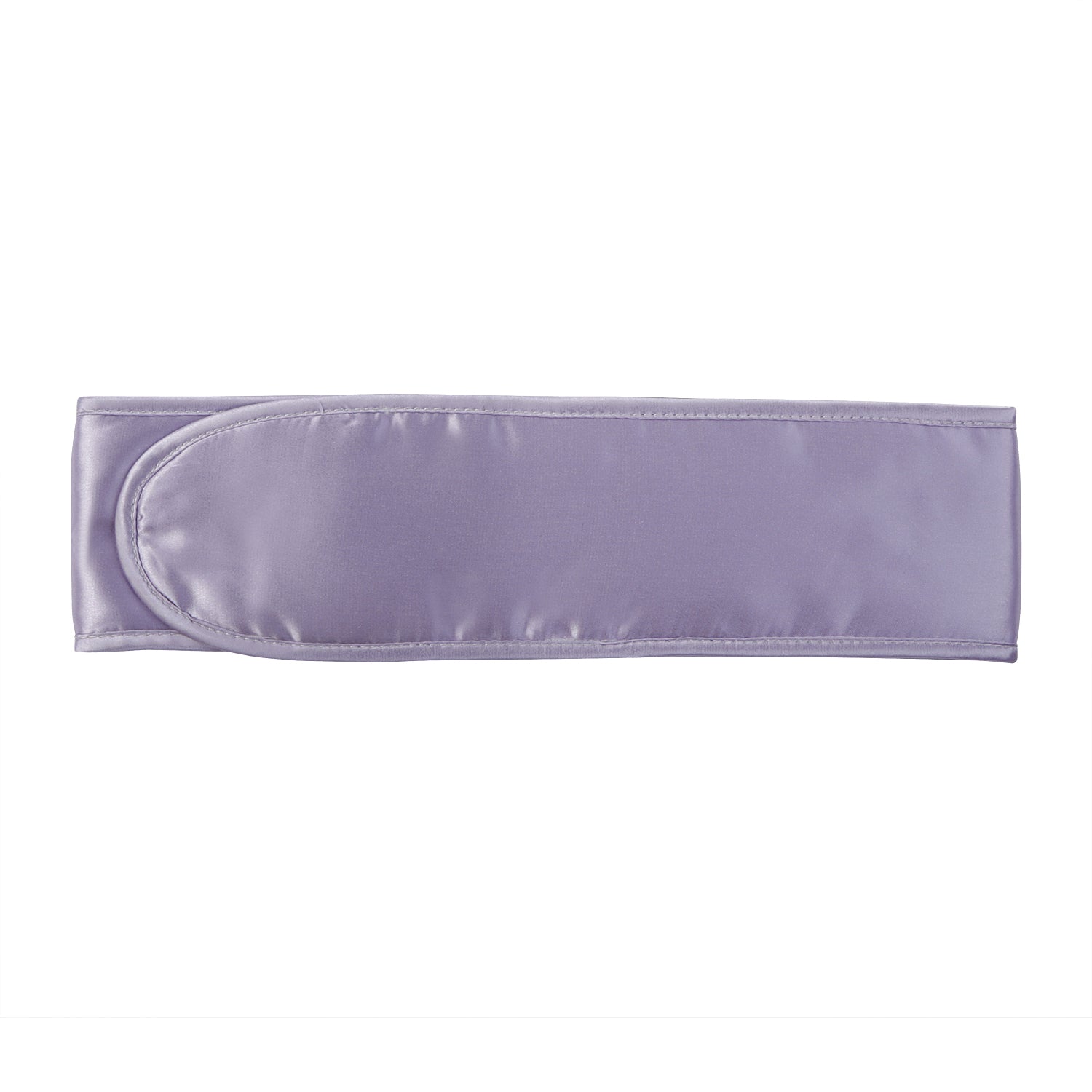 Silk Padded Spa Headband with Velcro in Lavender