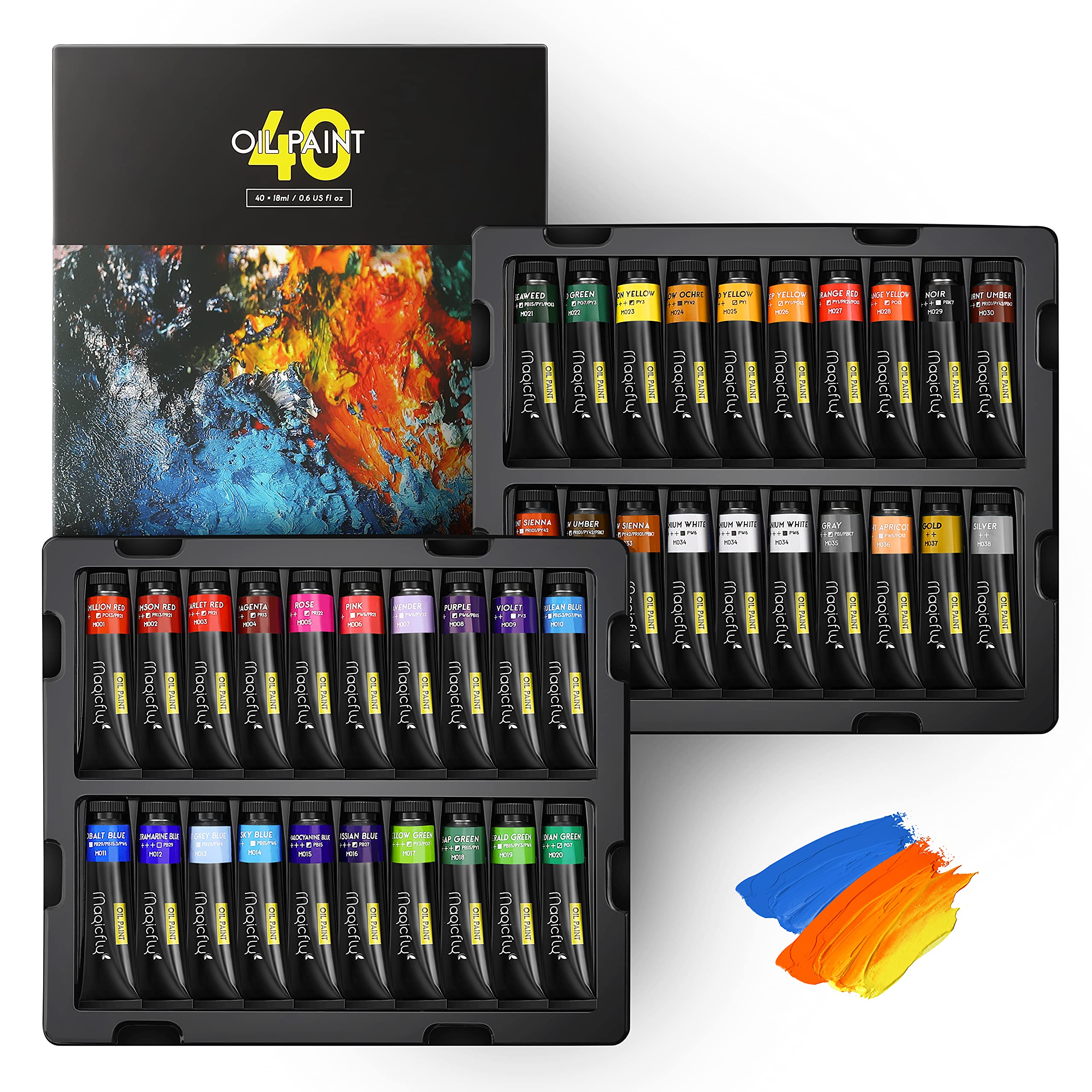 Oil Paint Set Professional for Artists 40 Tubes