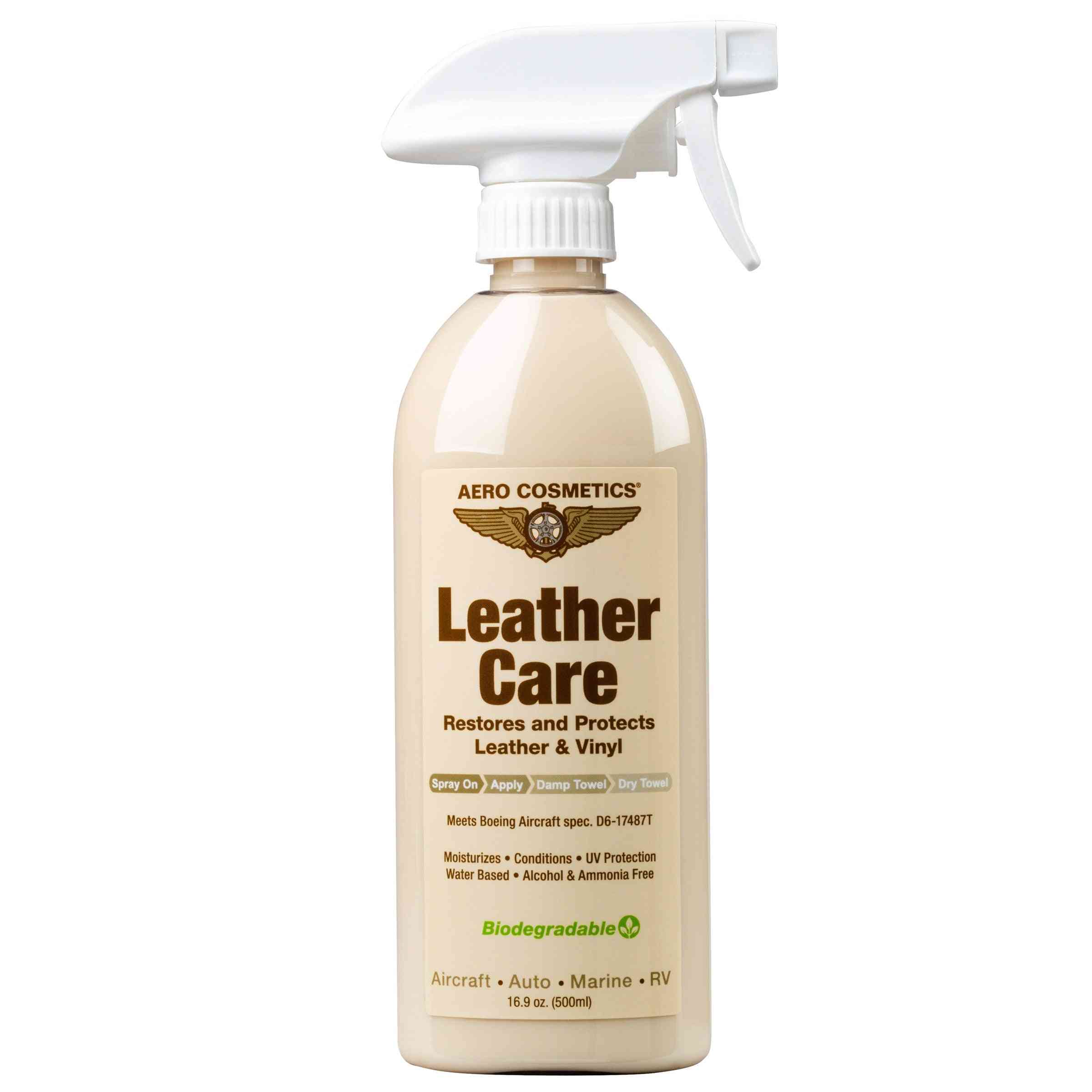 Leather Care 16 Fl. oz - Restores and Protects Leather & Vinyl