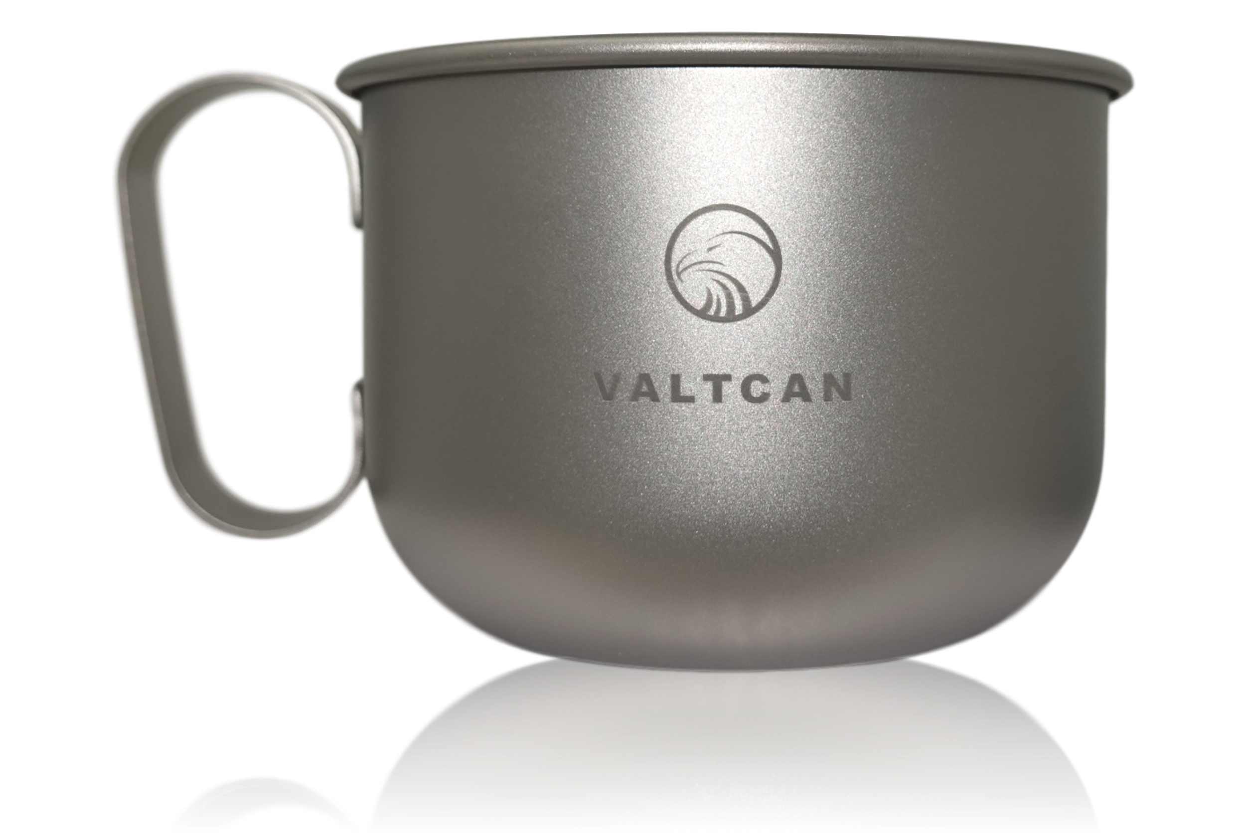 Valtcan Titanium Mug 500ml with Solid Handle 16.9 oz Cup for Coffee and Tea 98g