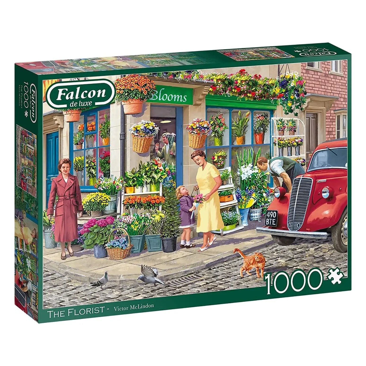 Nostalgia Scenes Illustrated Jigsaw Puzzle Falcon 1000 Pieces