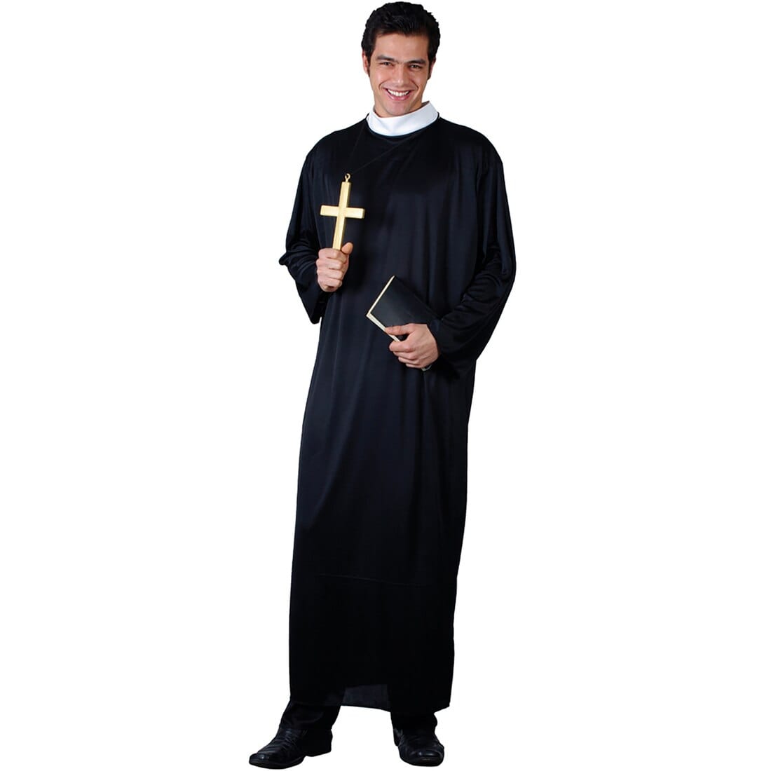 Mens Priest Father Minister Religious Halloween Costume