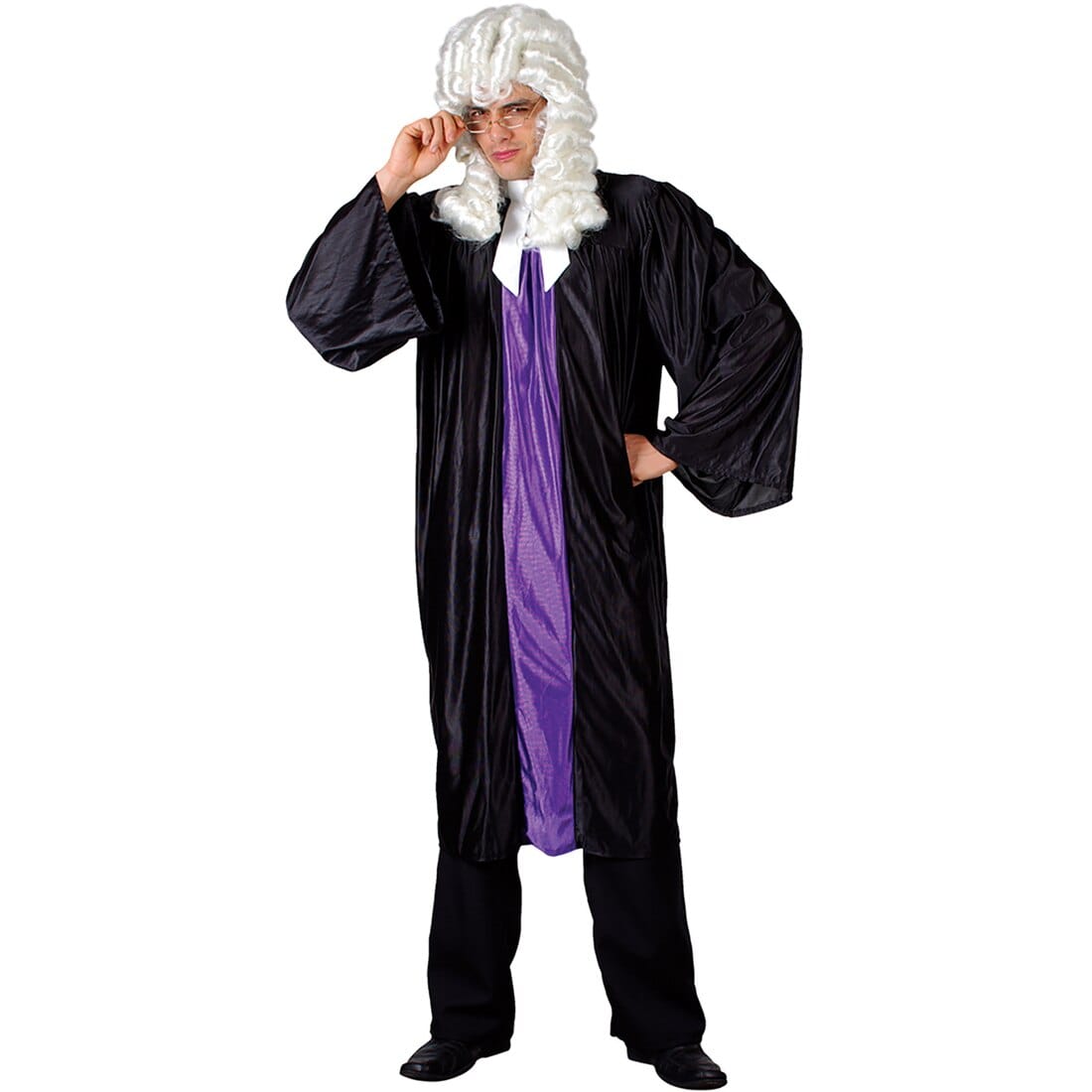 Mens High Court Judge Lawyer Fancy Dress Halloween Costume