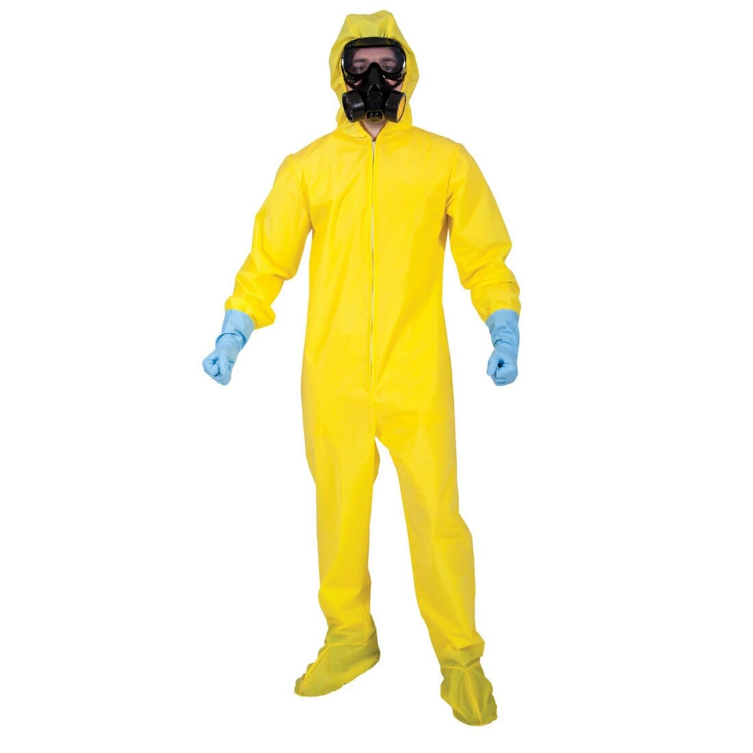 Mens Bad Chemist Bio Hazard Hazmat Suit Halloween Costume