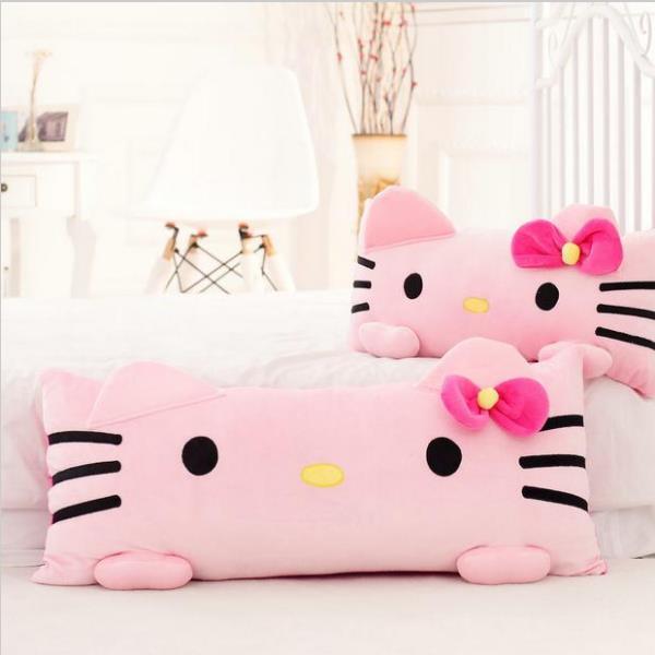 60cm Super Cute Pink Hello Kitty Plush Pillow Nap Cushion Stuffed Soft Gift