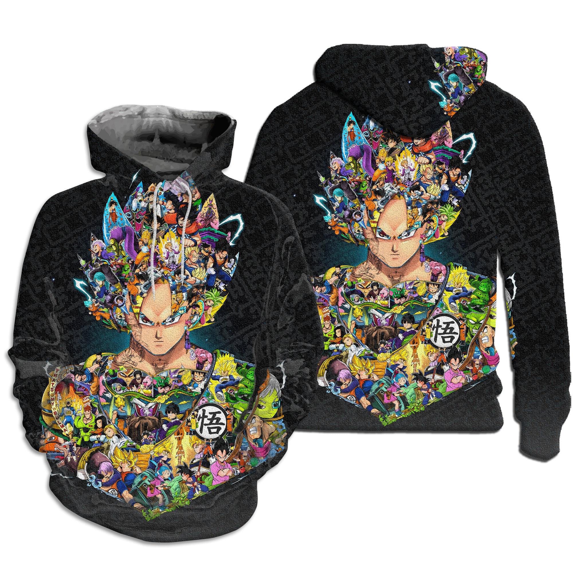 Dragon Ball Z Hoodie Goku Sweatshirt Jacket dbz Hoodie