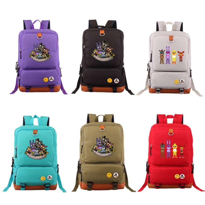 Five Nights at Freddy's Gold Freddy backpack cartoon bag teenagers