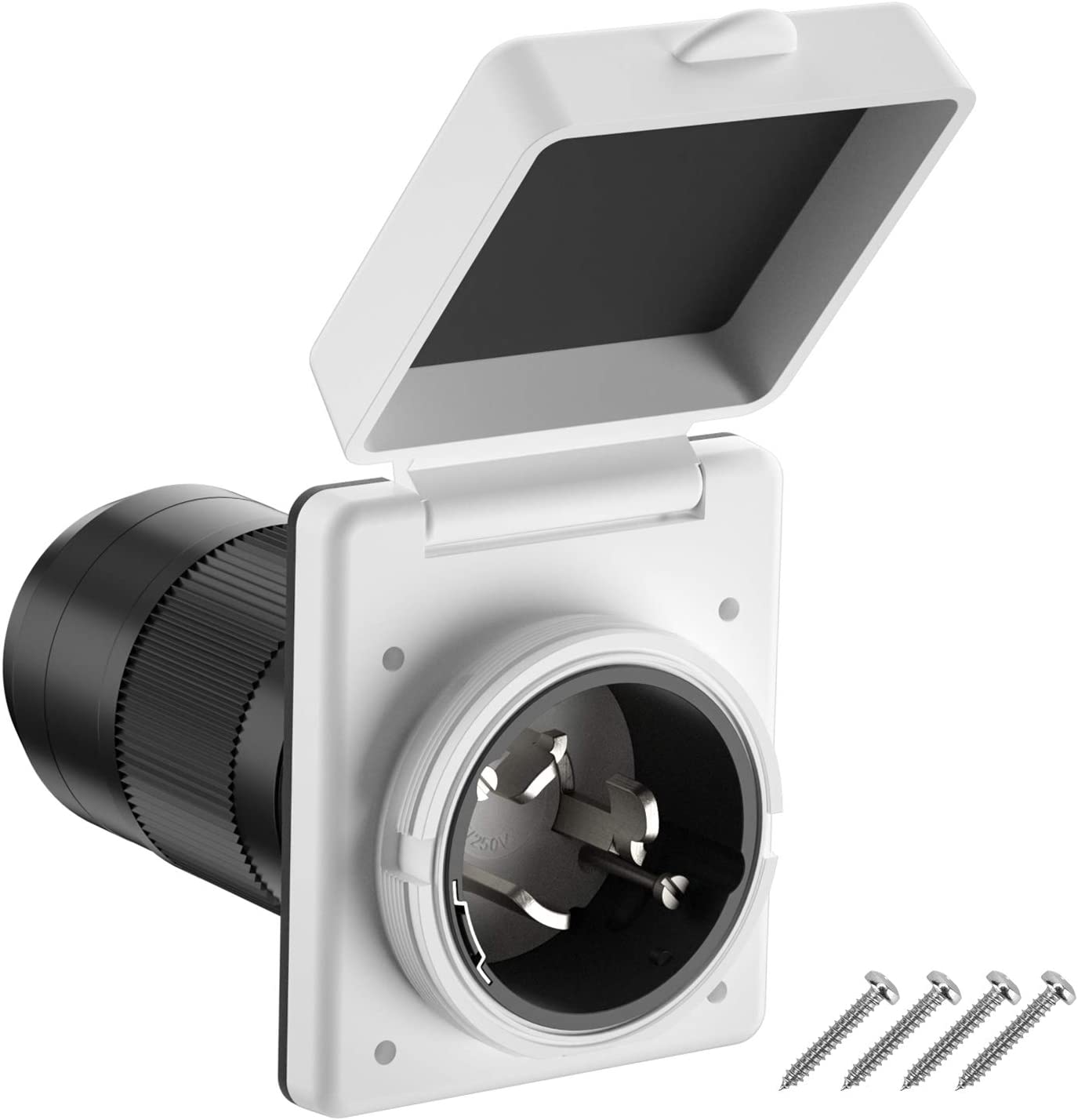 RV 50 Amp Power Plug Twist Lock Inlet