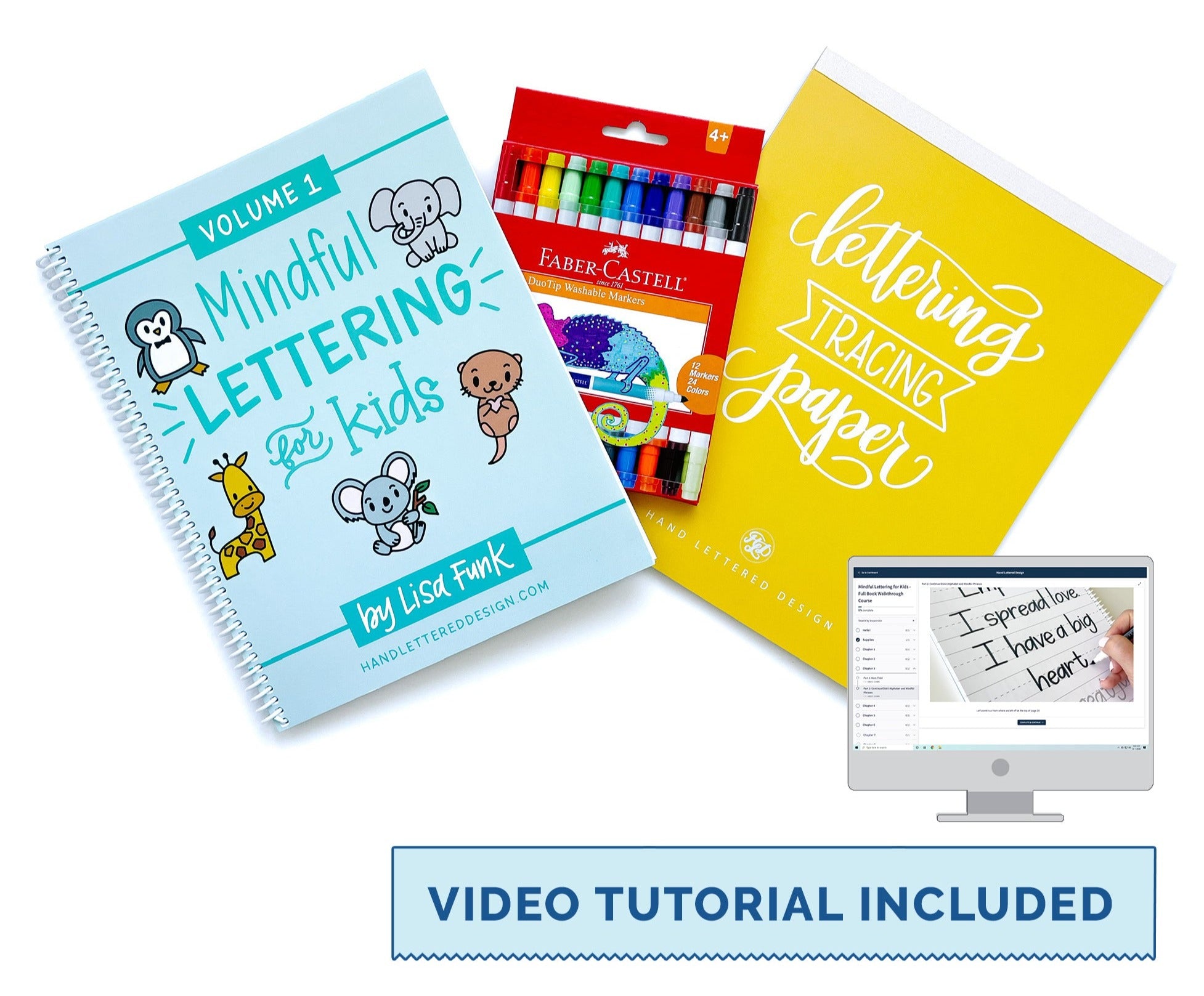 Mindful Lettering For Kids Bundle