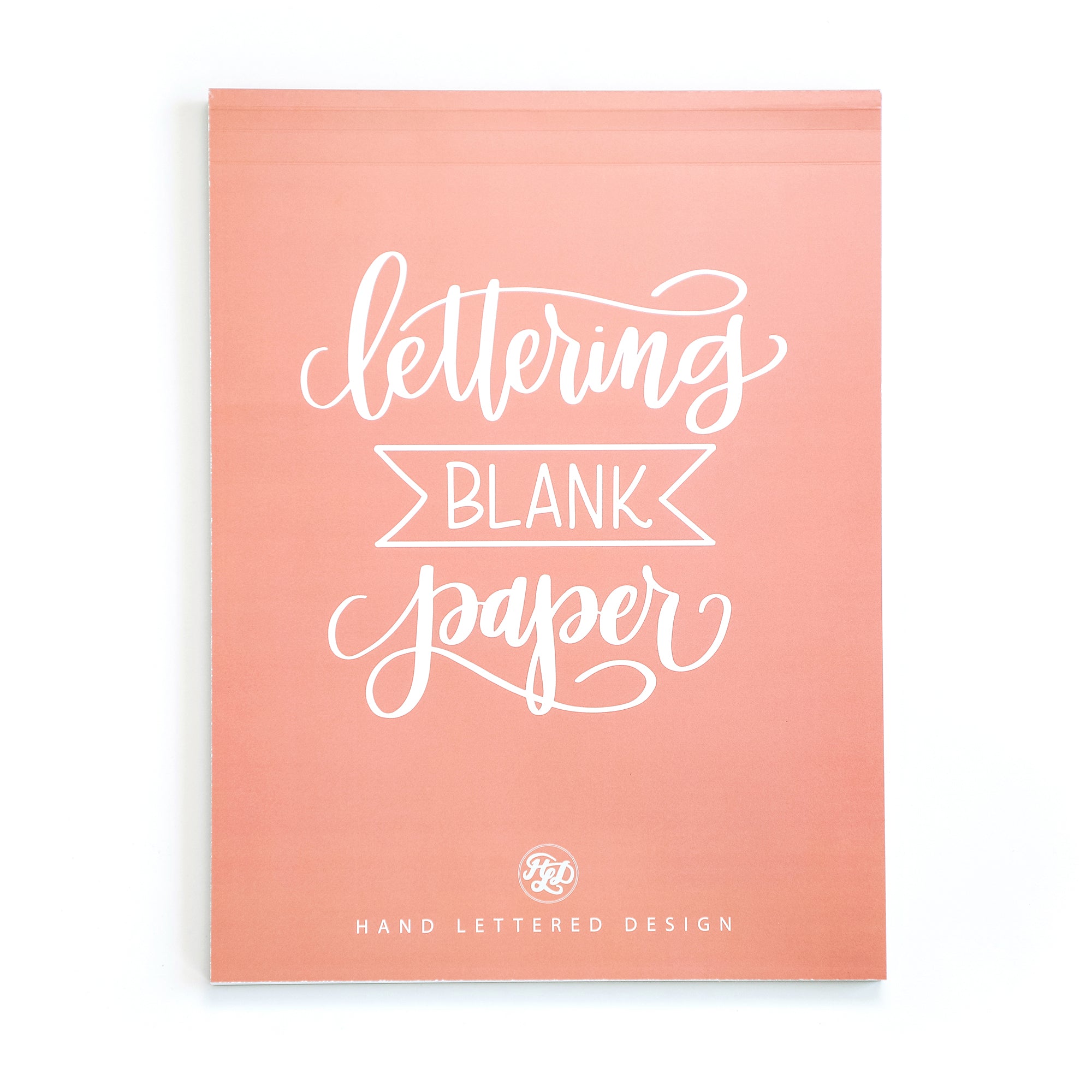 Lettering Blank Paper Pad