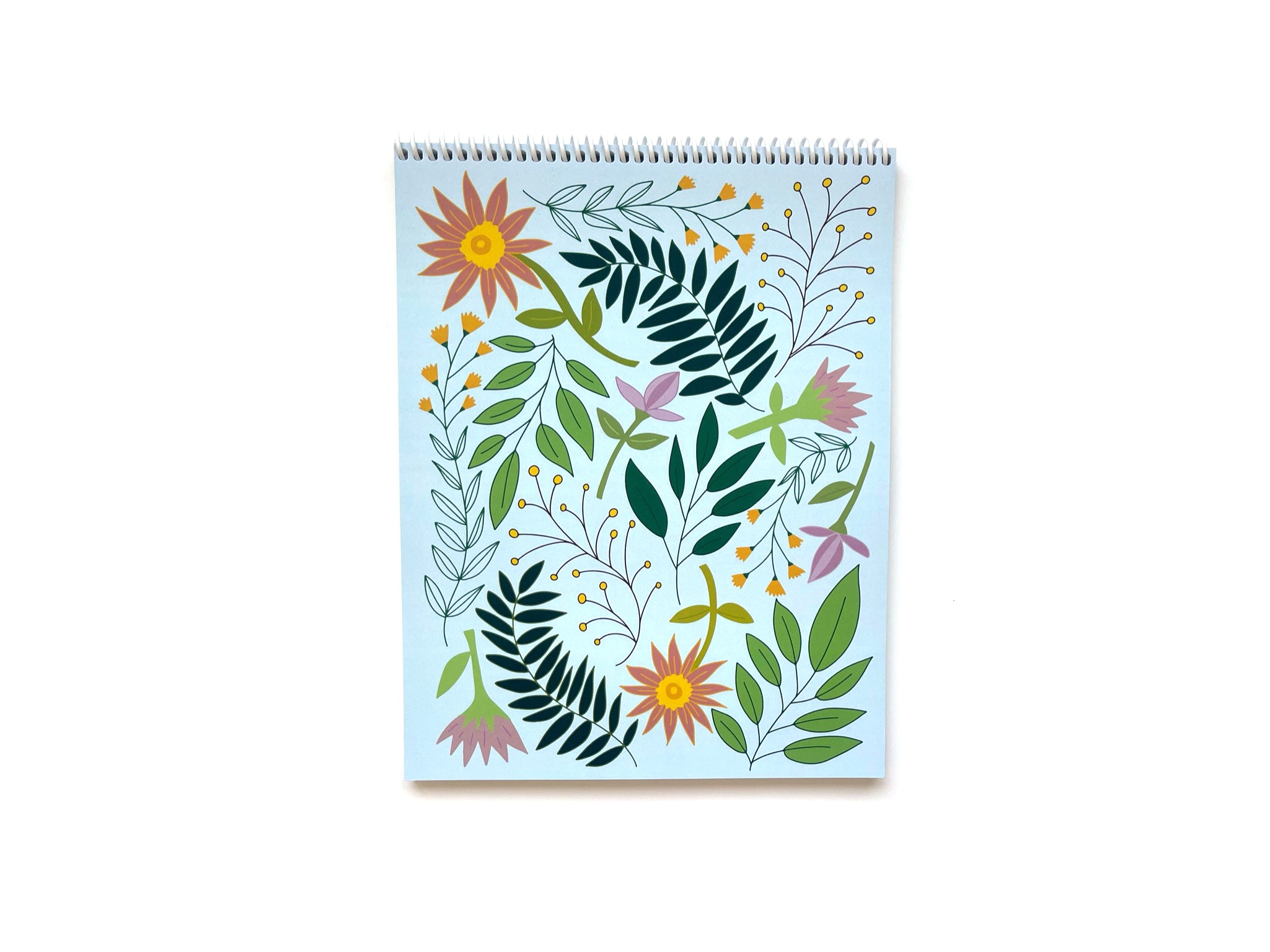 Top Spiral Notebook - Floral