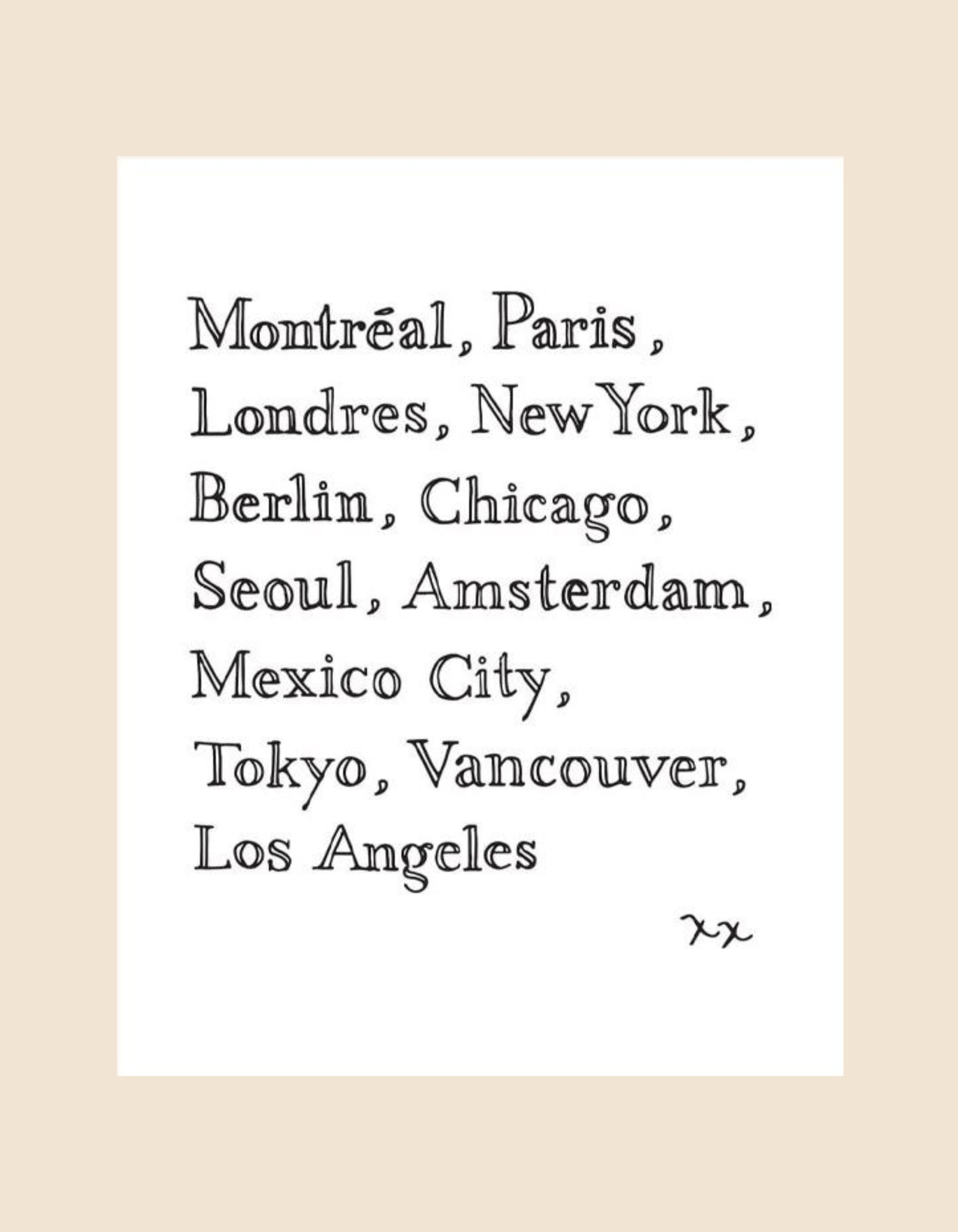 Art Print - Cities