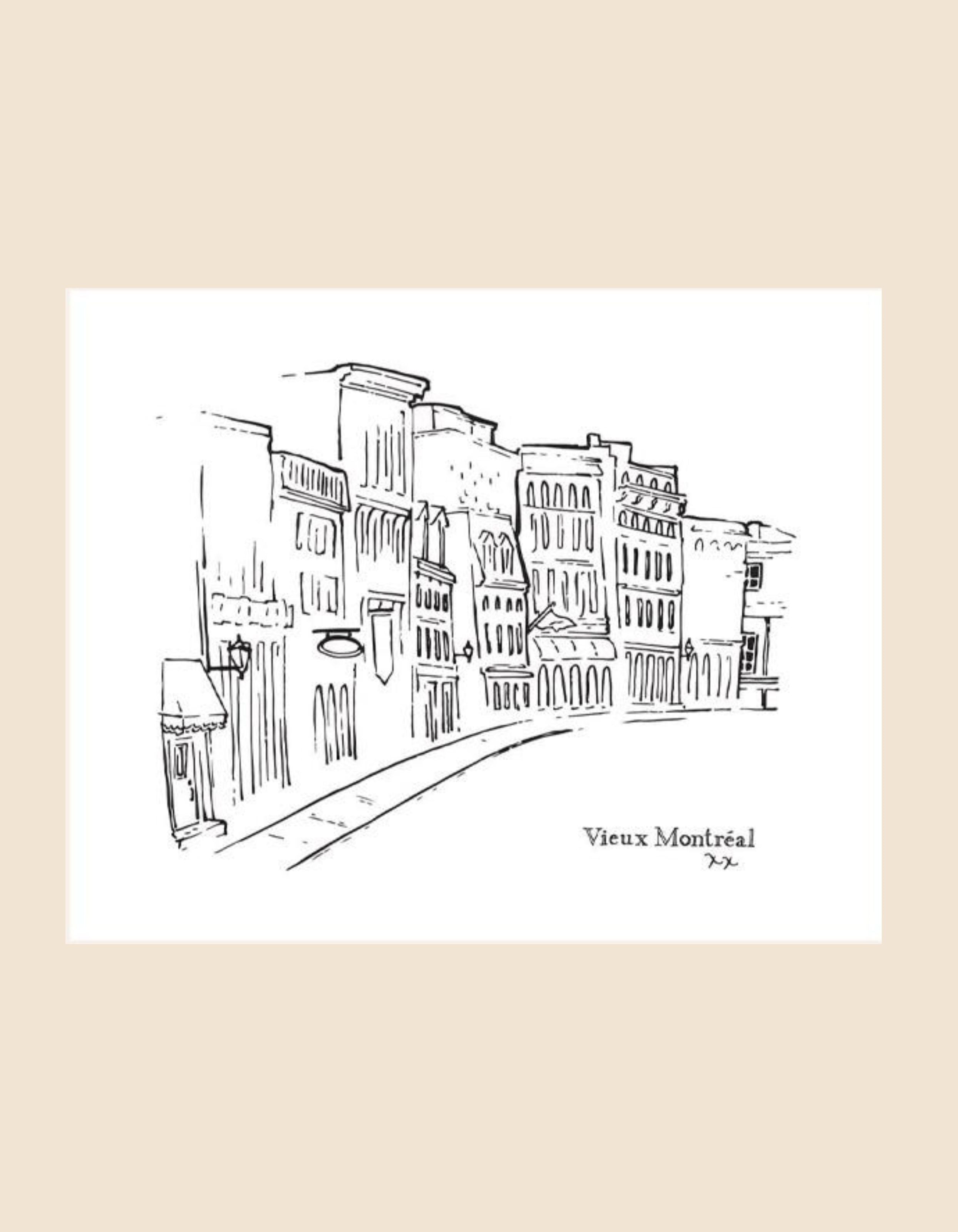 Art Print - Vieux Montreal