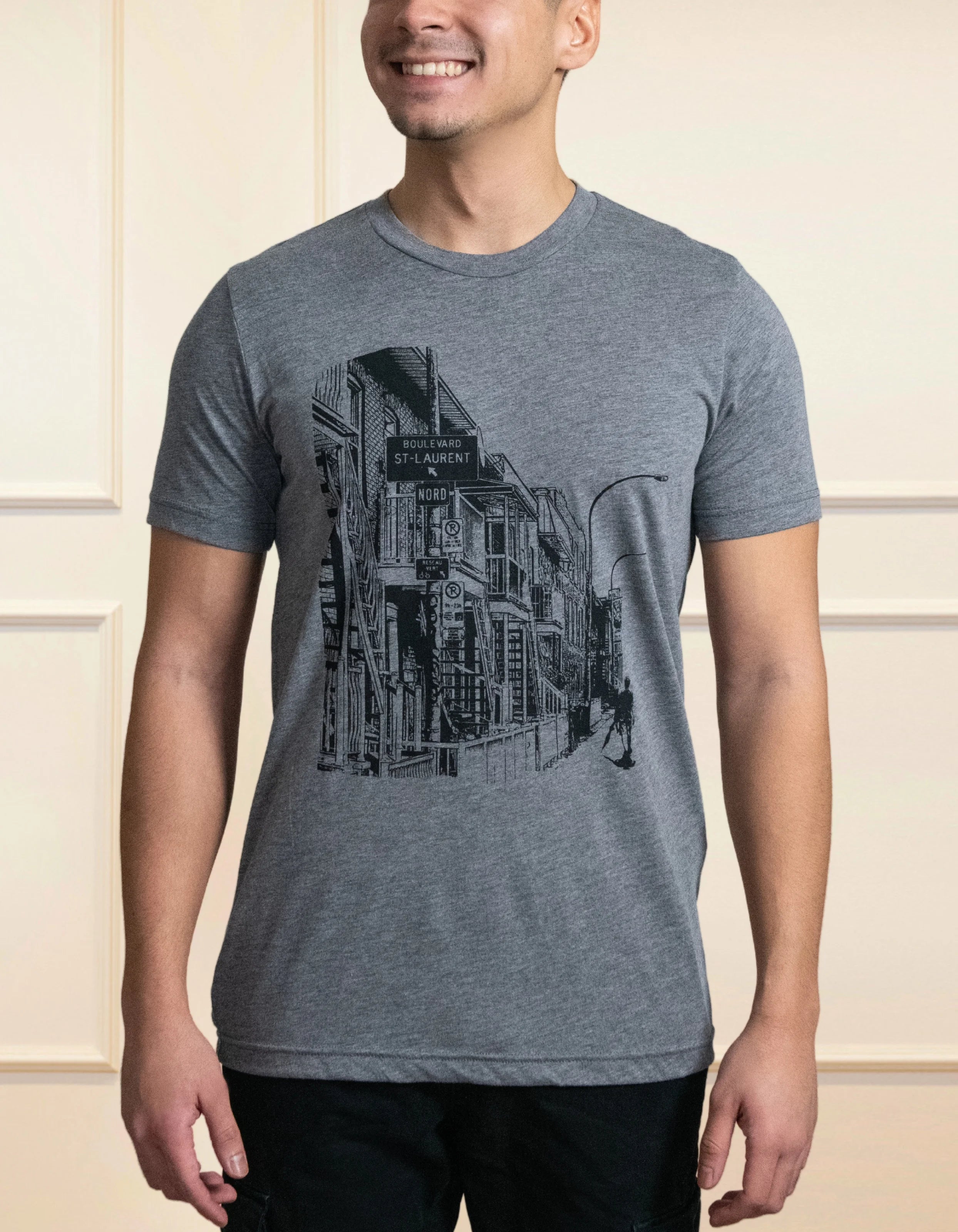 Boulevard Saint-Laurent T-Shirt Grey