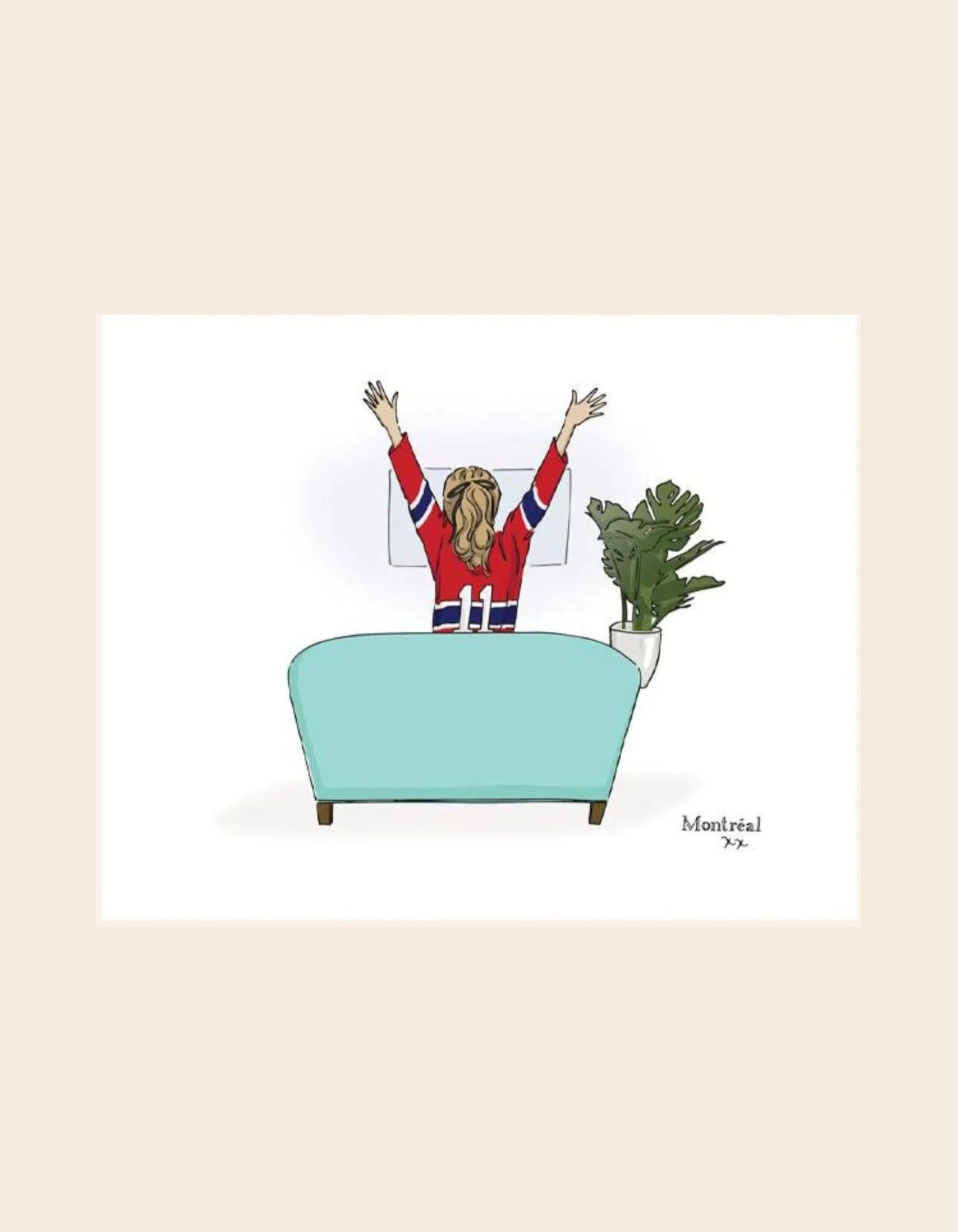 Art Print - Go Habs Go