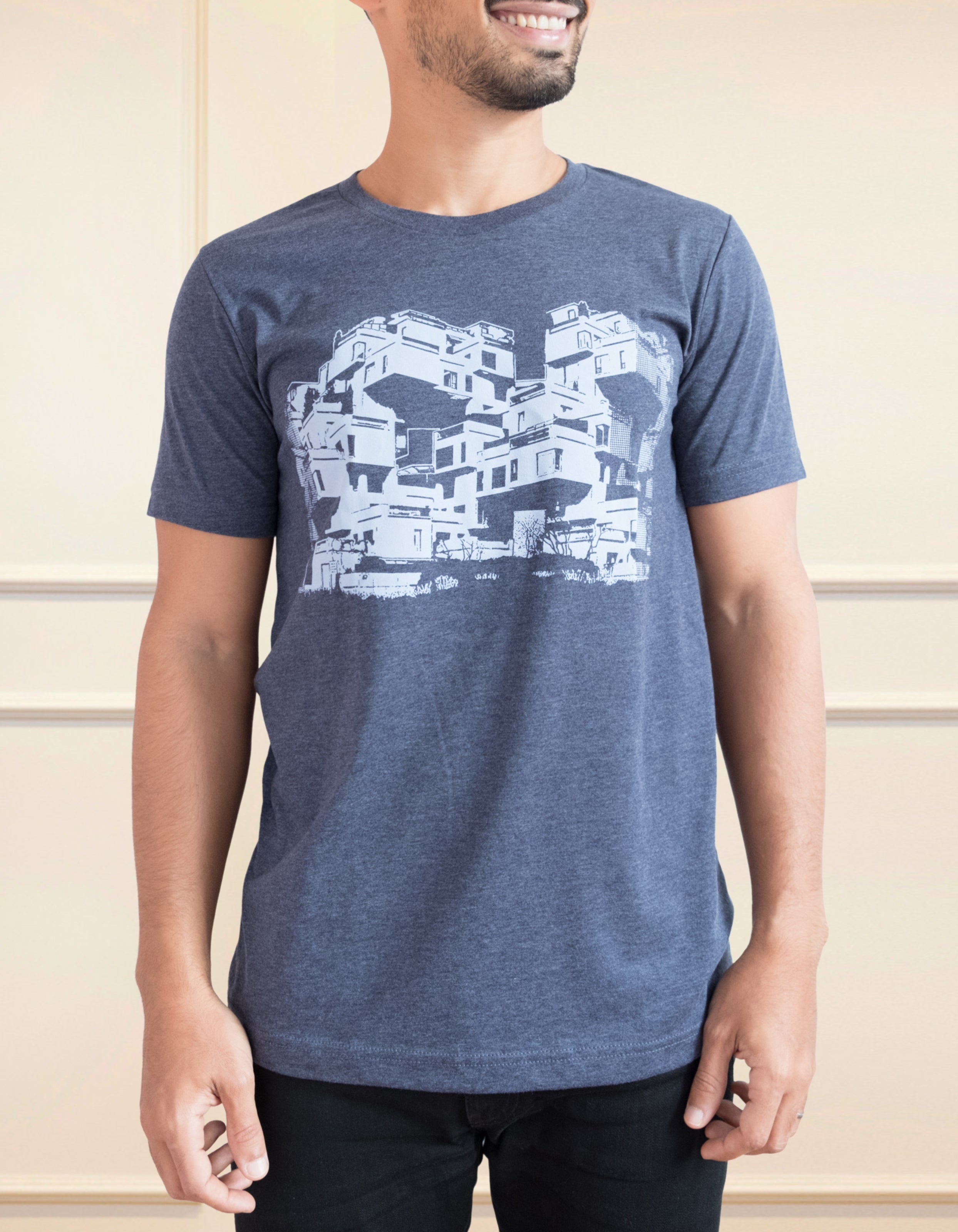 Habitat 67 T-Shirt Men Navy