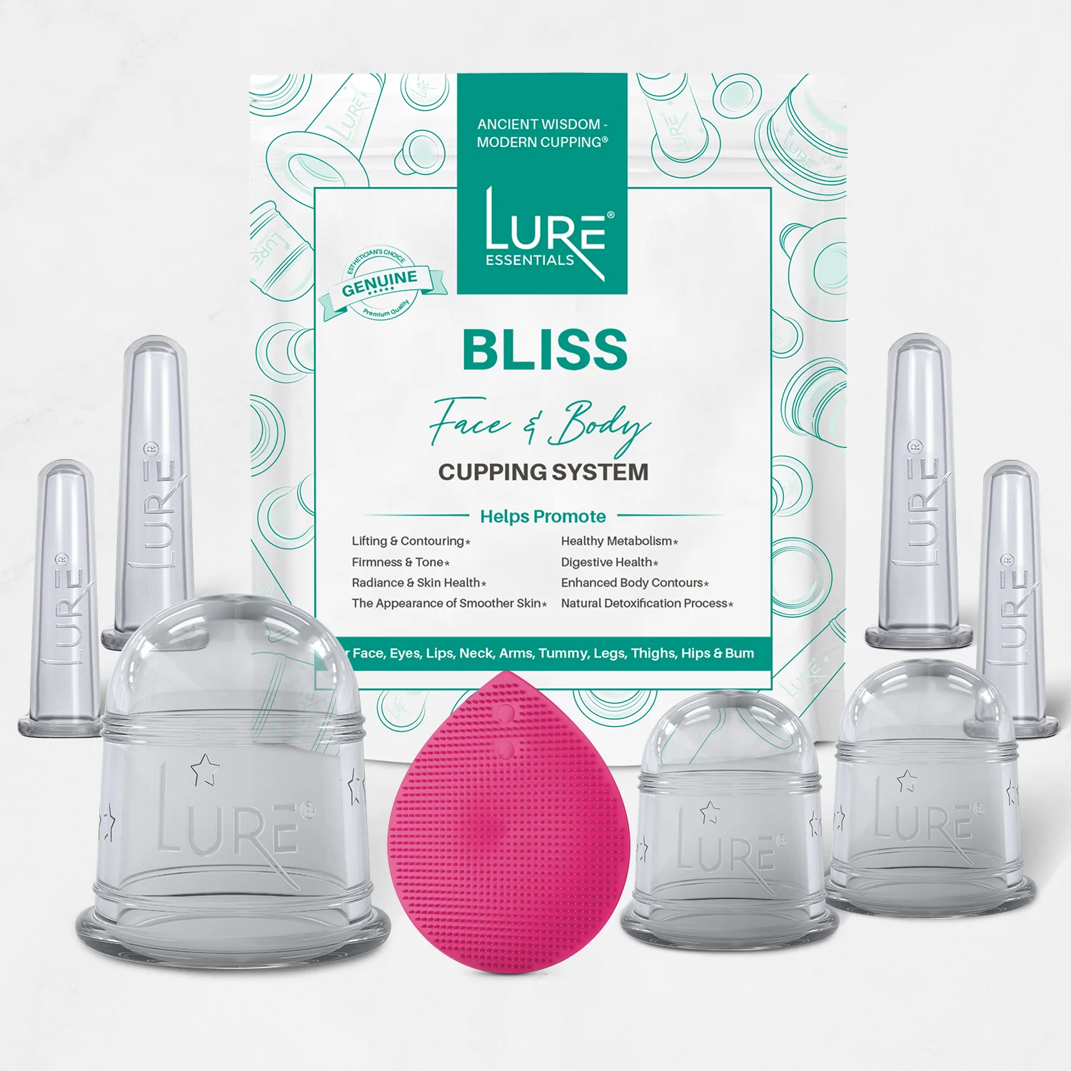 BLISS Face and Body 8 Piece Cupping Set