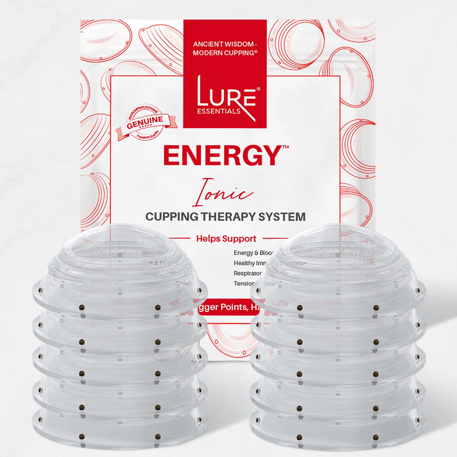 Ionic ENERGY Cupping Set, 2" 10 Cups