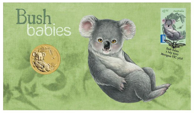 Australia - 1 dollar Bush Babies: Koala