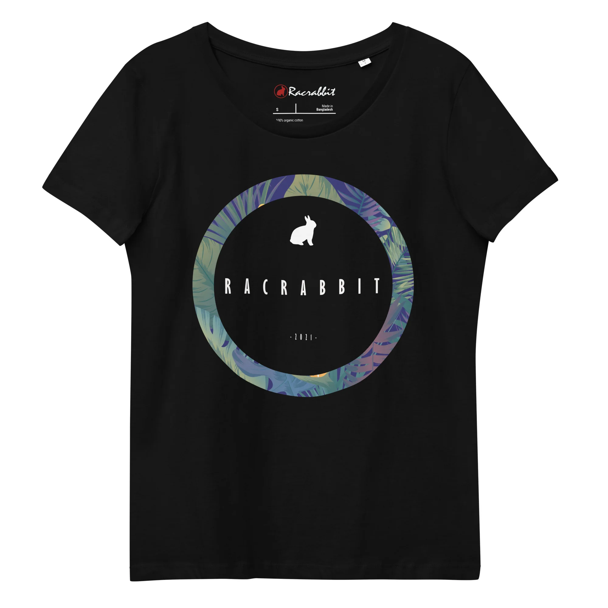 Original Racrabbit Dark Nature Women's fitted eco tee