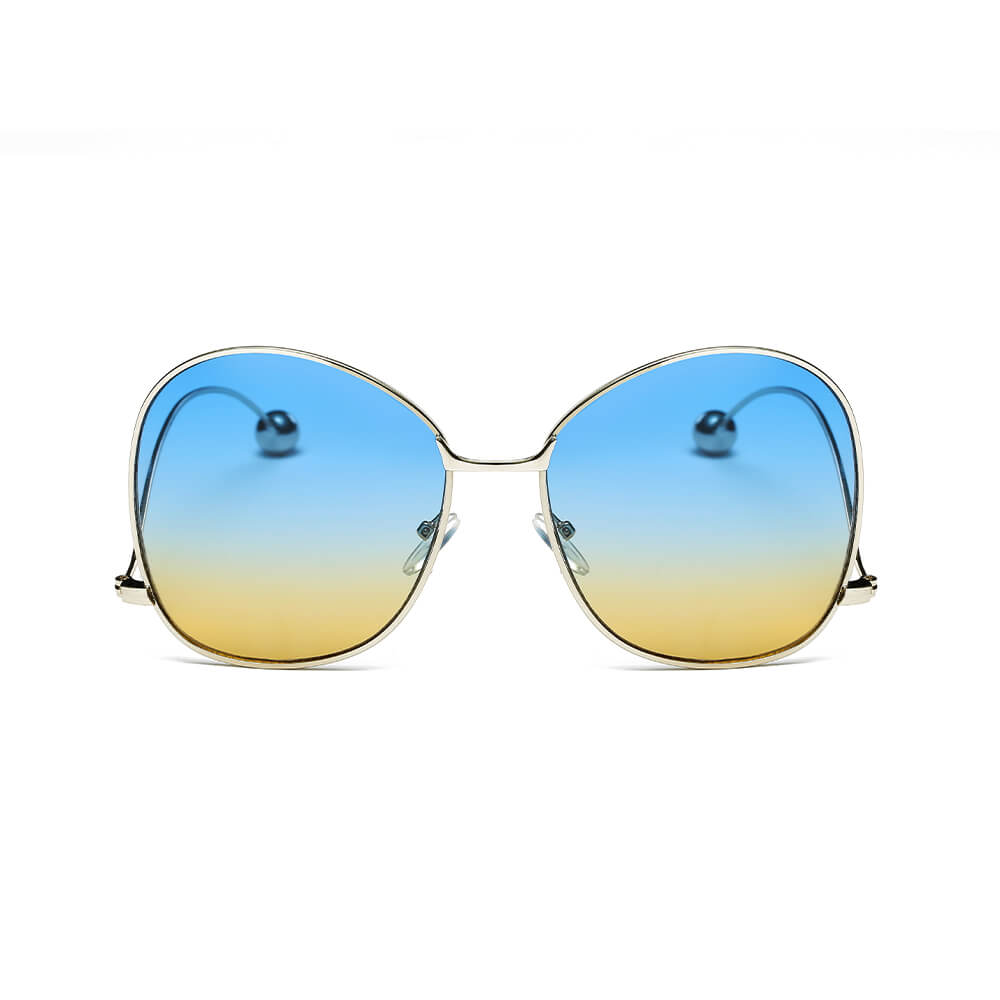 CD05 Women's Trendy Oversize Pantone Lens Sunglasses