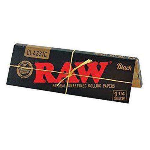 RAW Rolling Papers - Black (Pack of 24)