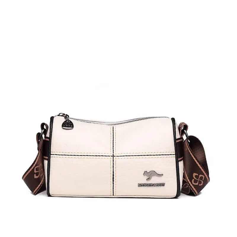 Luxurious 100% Genuine Leather Crossbody Bag for Women with High Quality Shoulder Straps