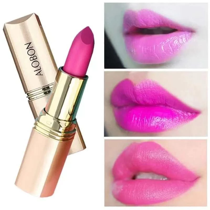 Velvet Rose Pink and Red Lipstick - Long Lasting, Waterproof, and Easy to Wear